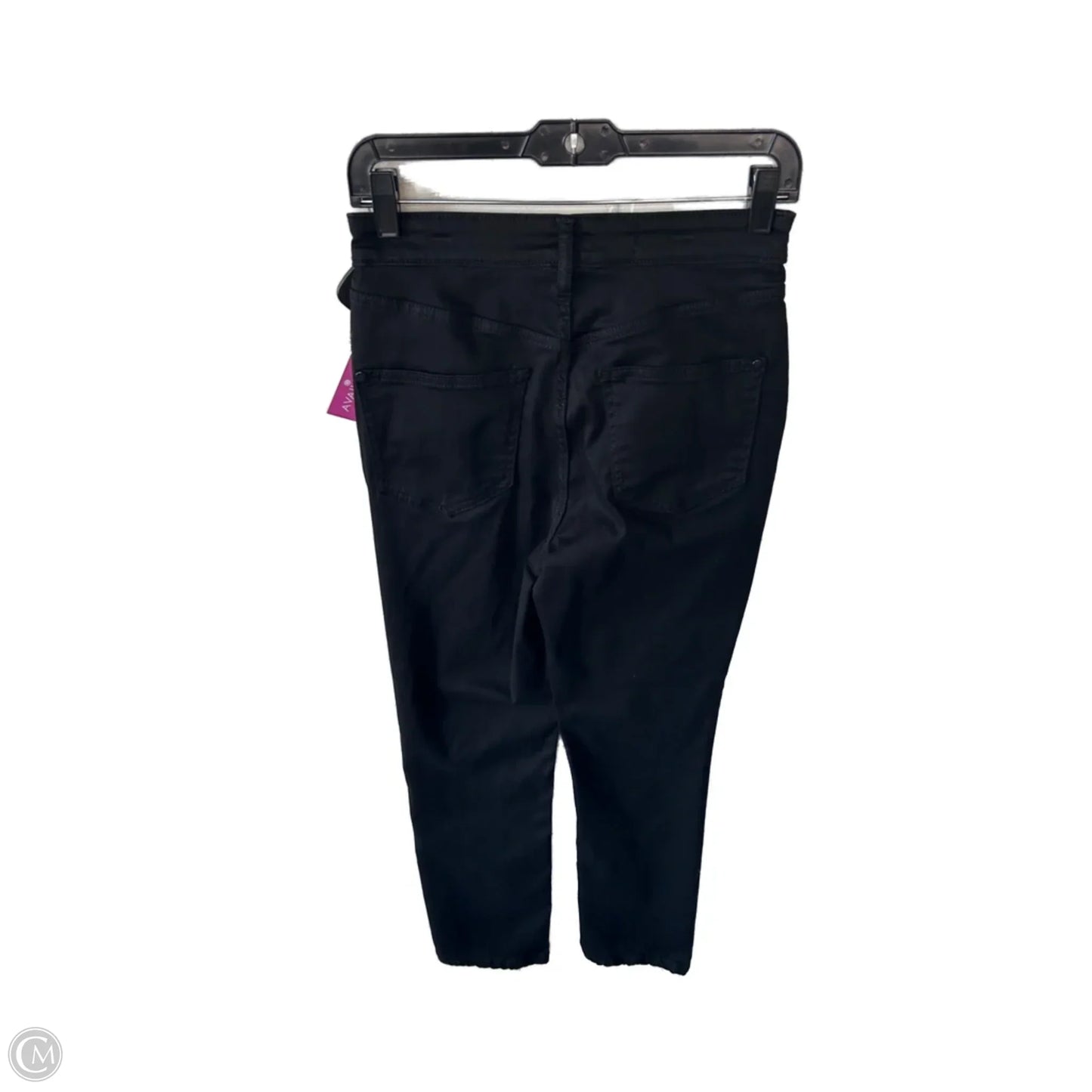 Jeans Straight By Pilcro In Black Denim, Size: 4