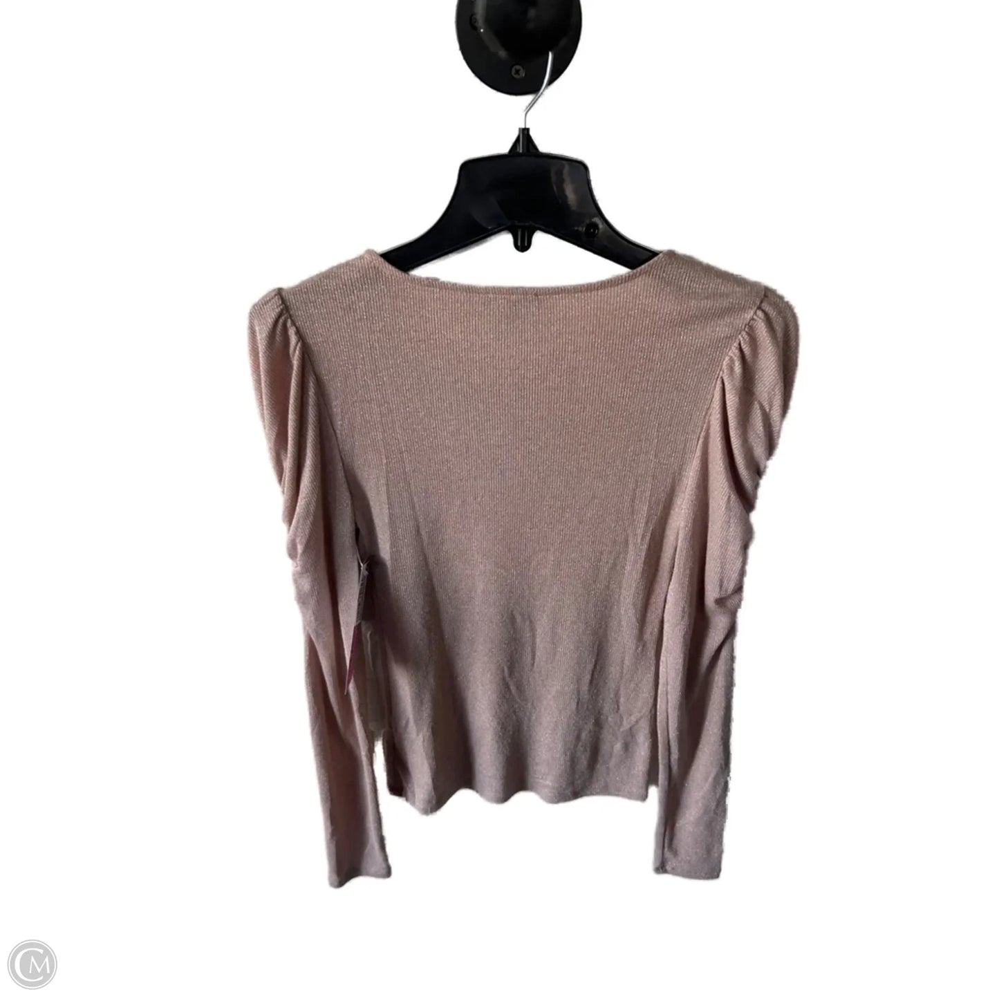 Top Long Sleeve By Express In Pink, Size: Xs