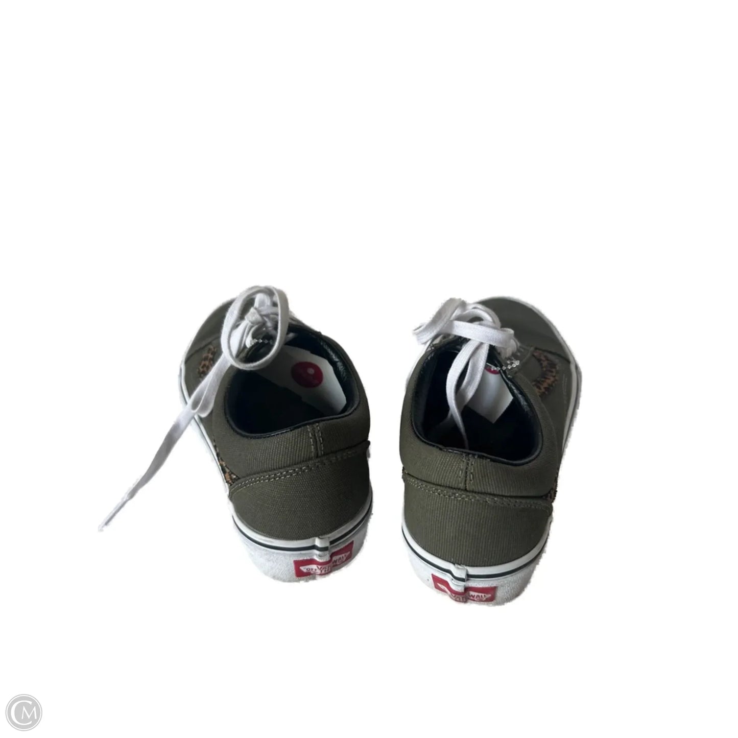 Shoes Sneakers By Vans In Green, Size: 6.5