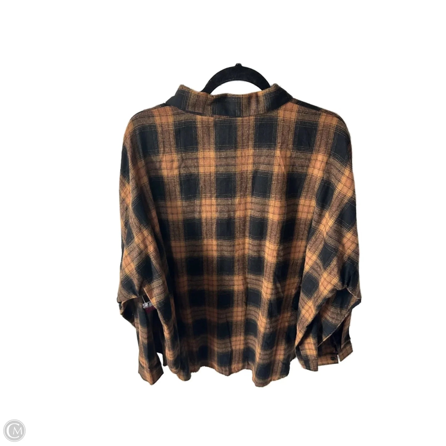 Top Long Sleeve By Clothes Mentor In Black & Brown, Size: Xxl
