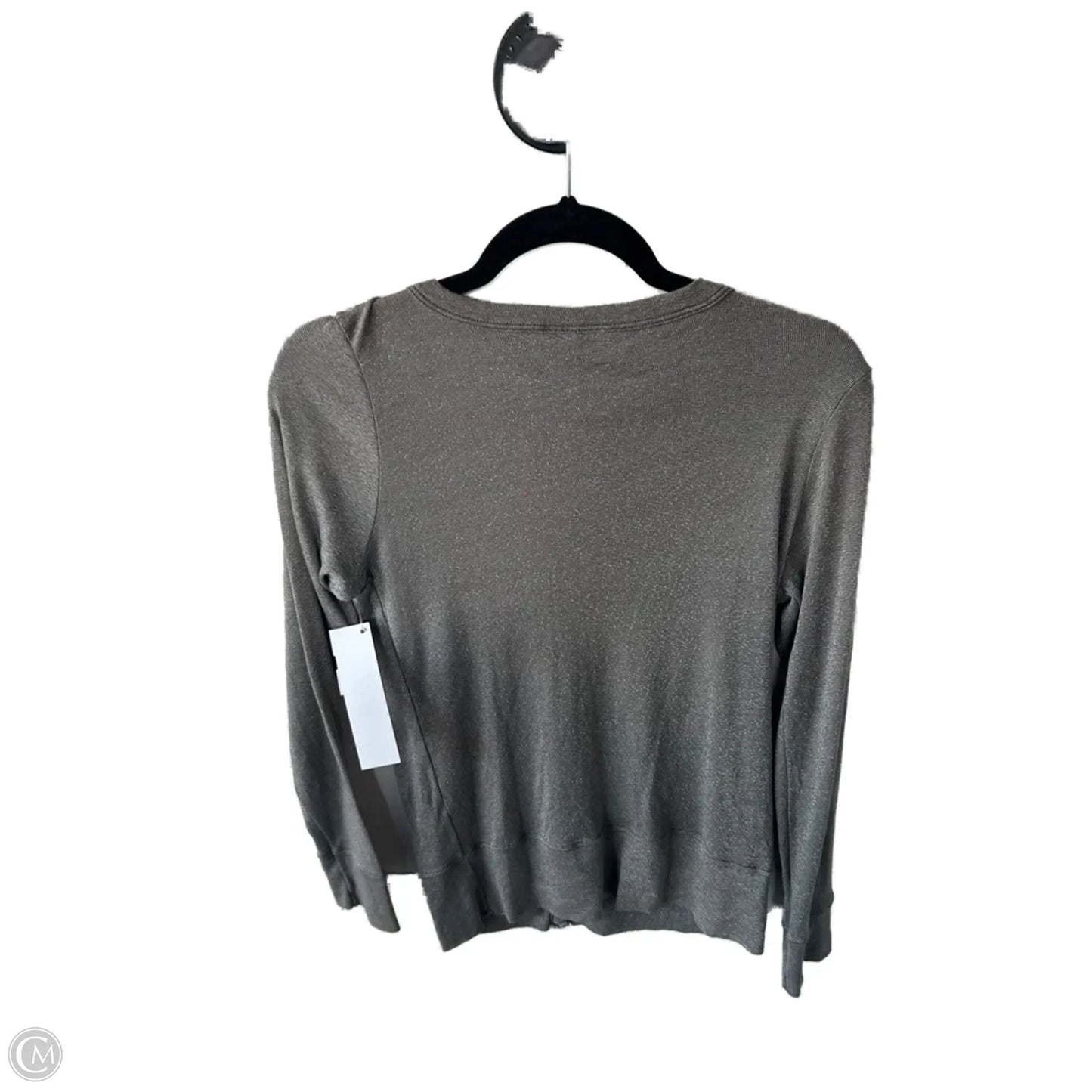 Top Long Sleeve By Michael Stars In Grey, Size: Osfm