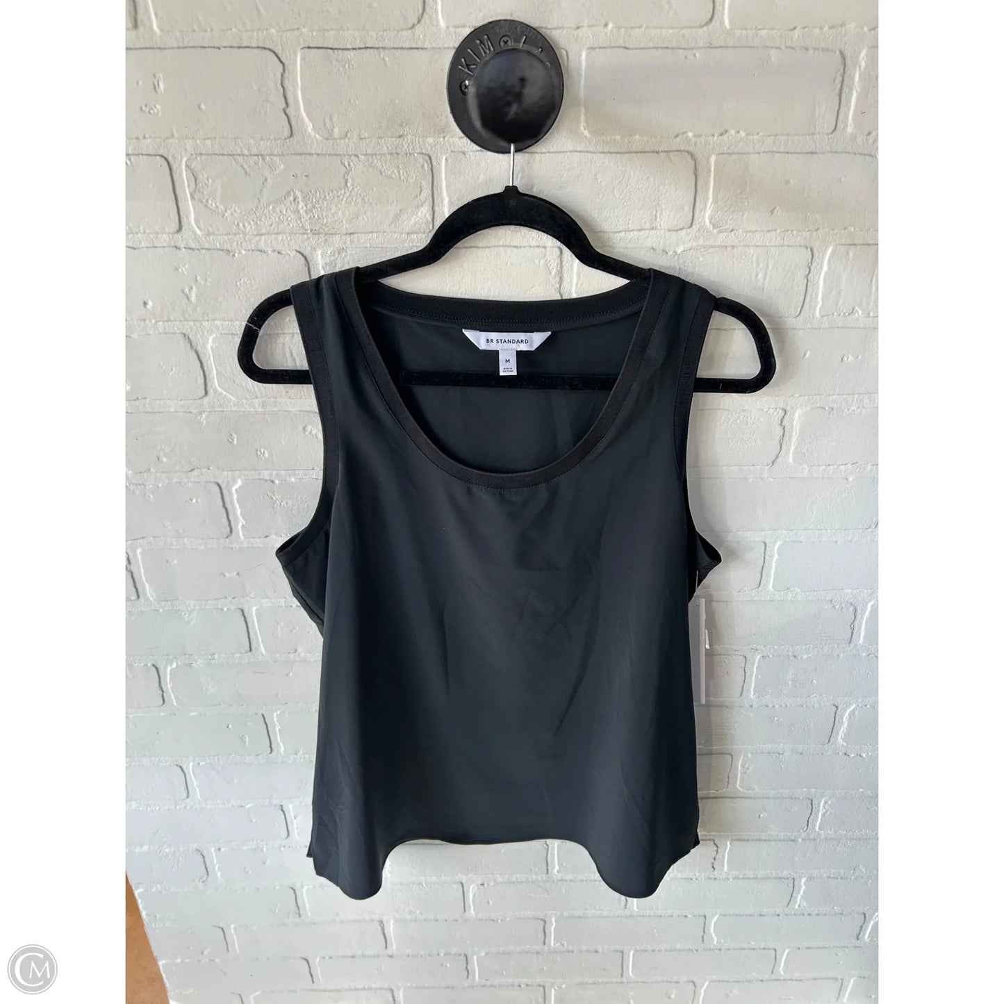 Top Sleeveless By Banana Republic In Black, Size: M