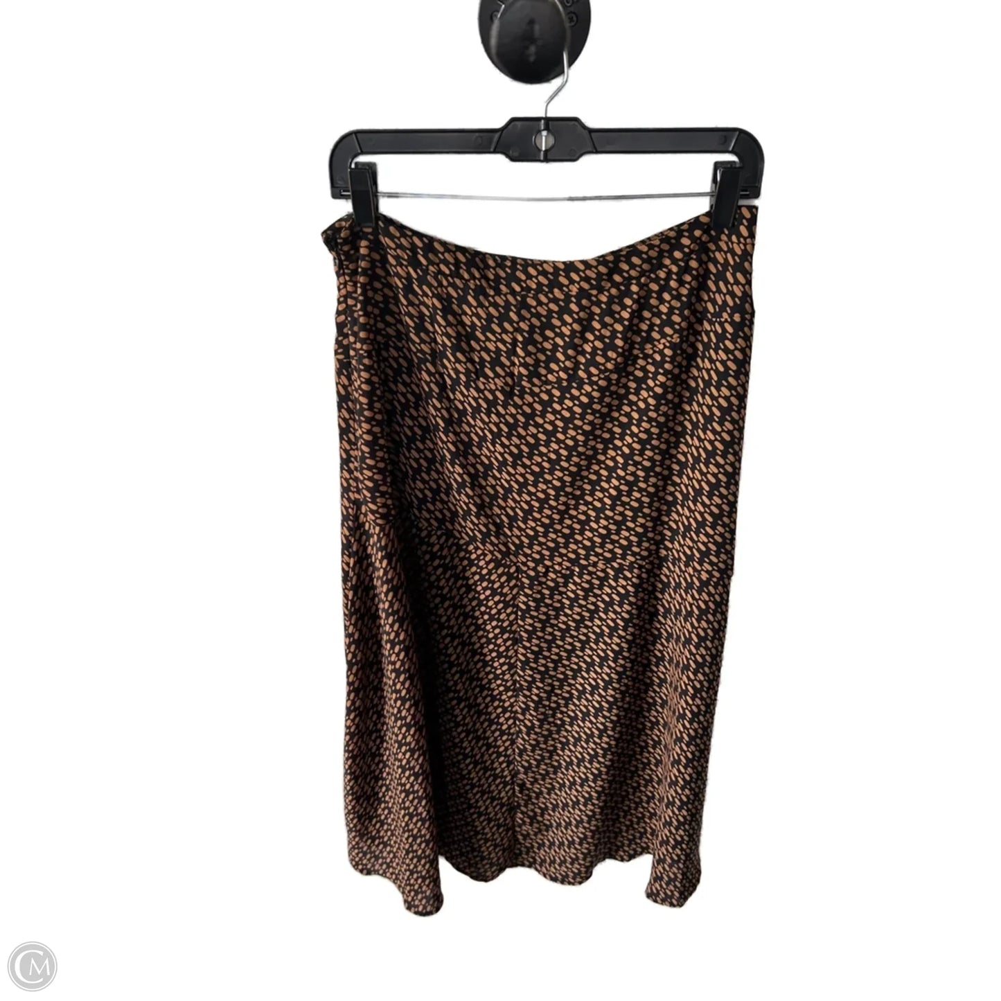 Skirt Midi By Halogen In Black & Brown, Size: 8