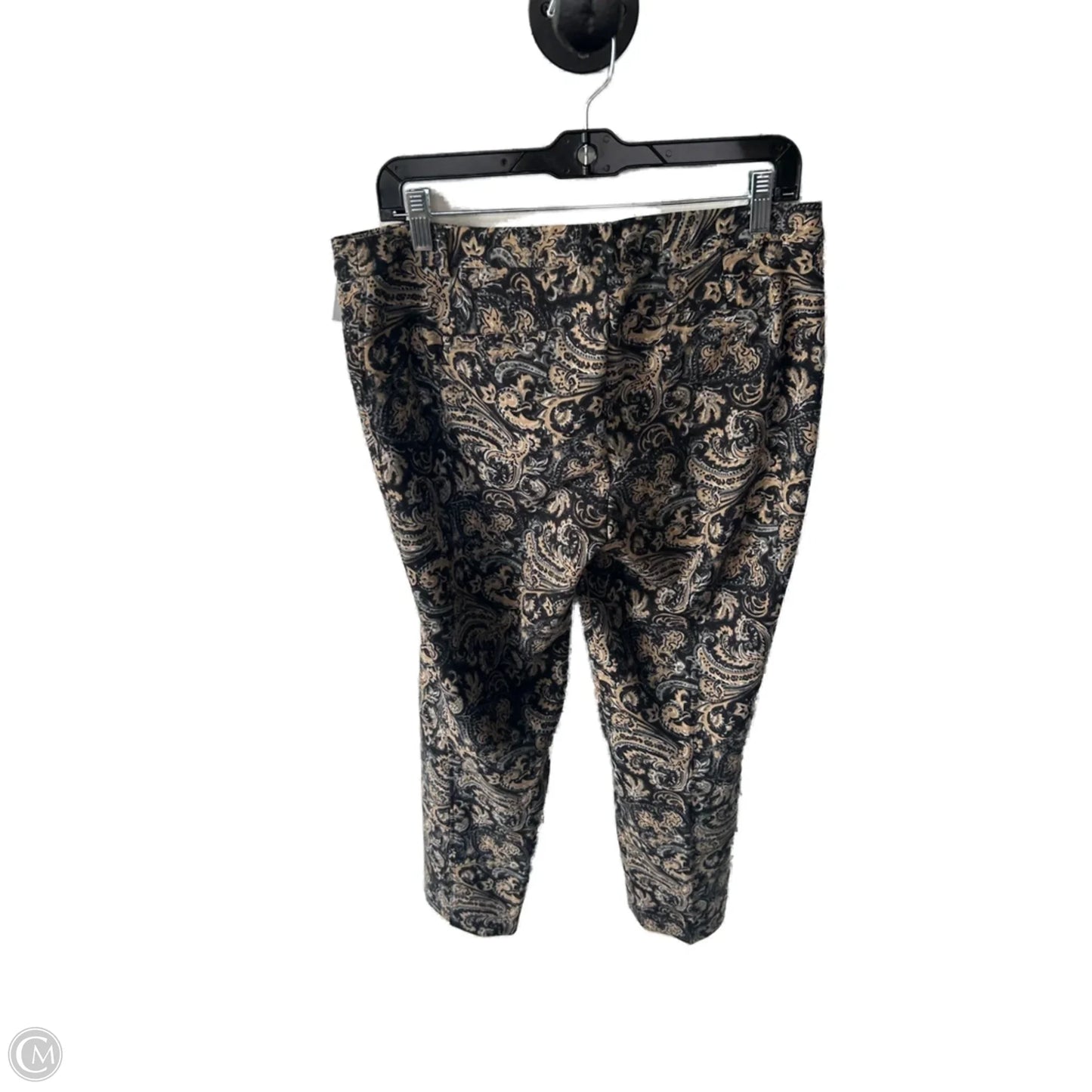 Pants Dress By Talbots In Black & Tan, Size: 8p