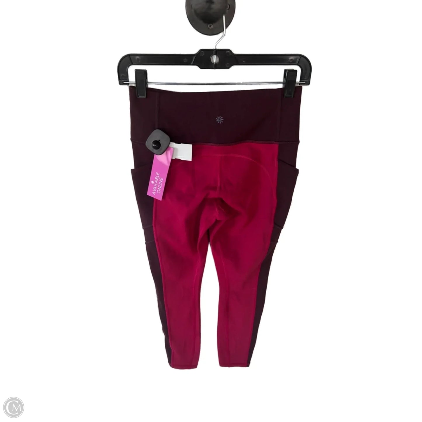 Athletic Leggings By Athleta In Pink, Size: 0