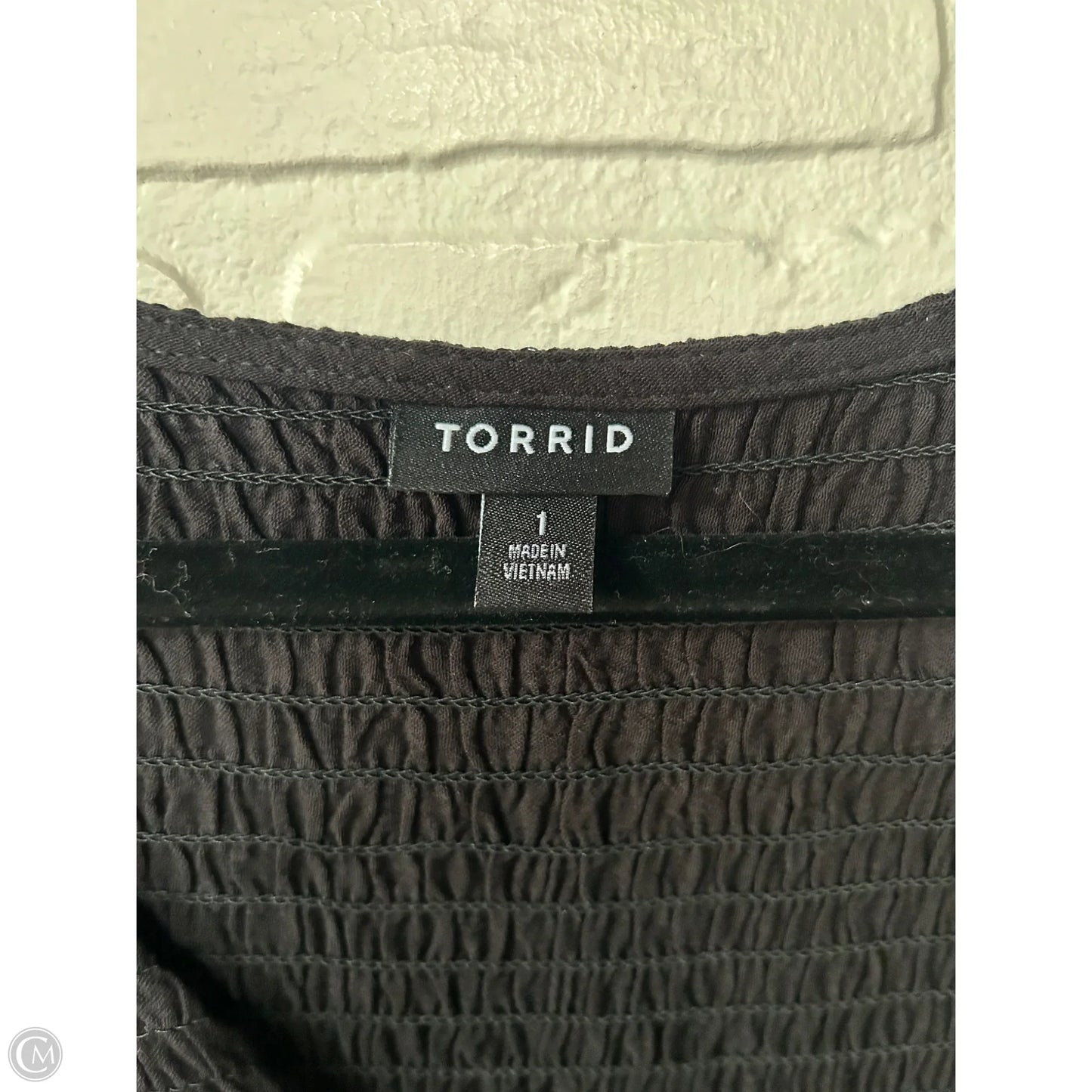 Top Long Sleeve By Torrid In Black, Size: 1x
