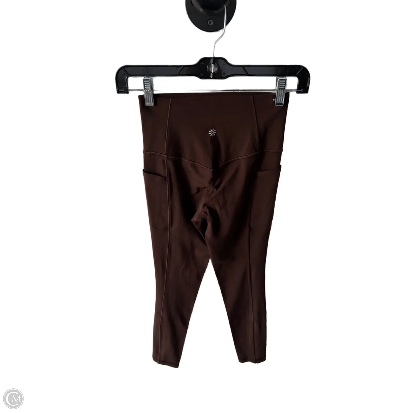 Athletic Leggings By Athleta In Brown, Size: 0
