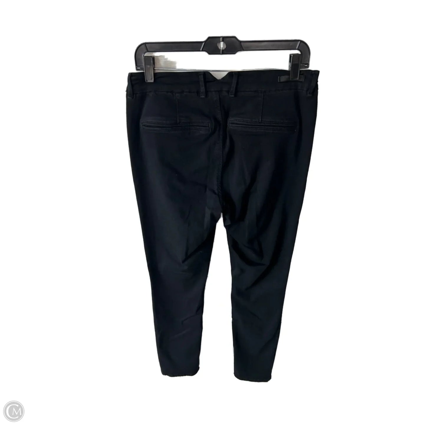 Jeans Skinny By Paige In Black Denim, Size: 8