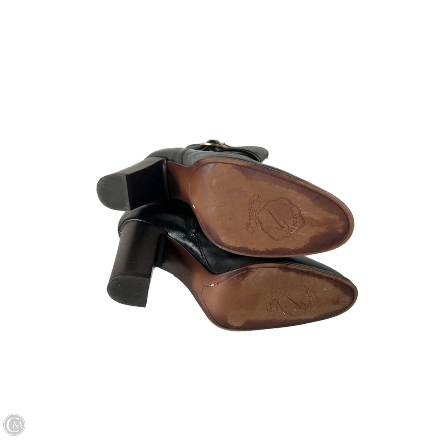 Boots Mid-calf Heels By Franco Sarto In Black, Size: 11