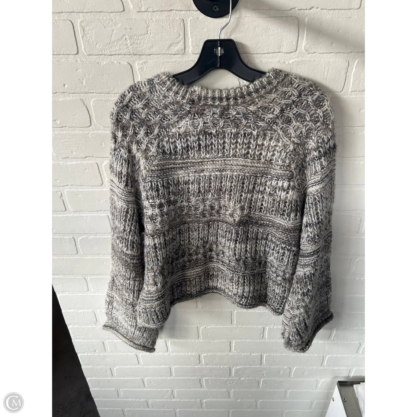 Sweater By Universal Thread In Tan & White, Size: L