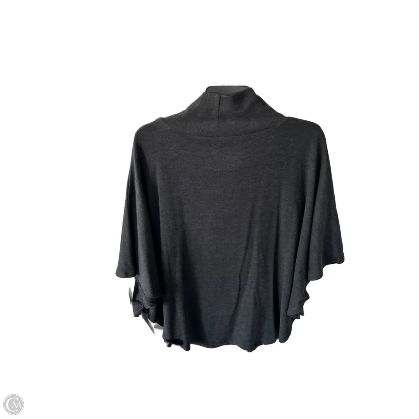 Poncho By Clothes Mentor In Grey, Size: Osfm