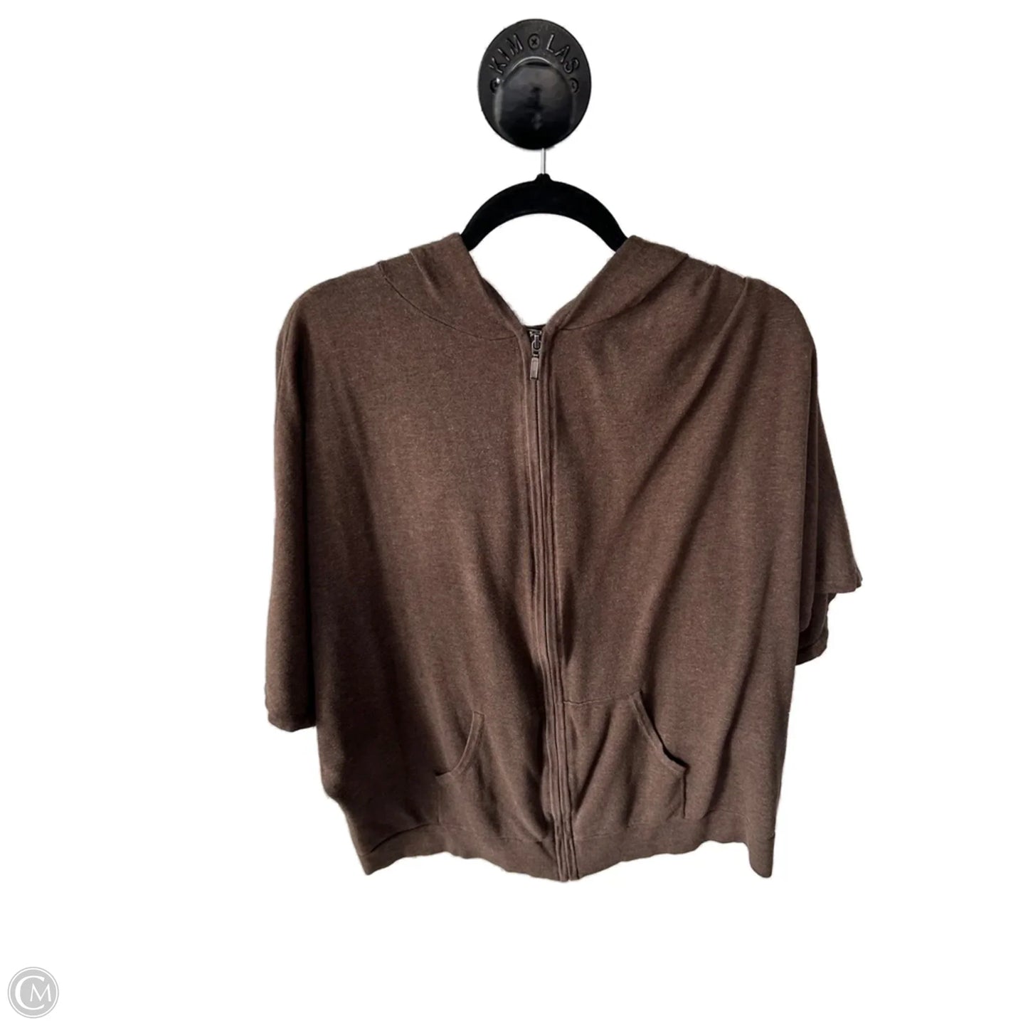 Sweater Short Sleeve By Caslon In Brown, Size: M