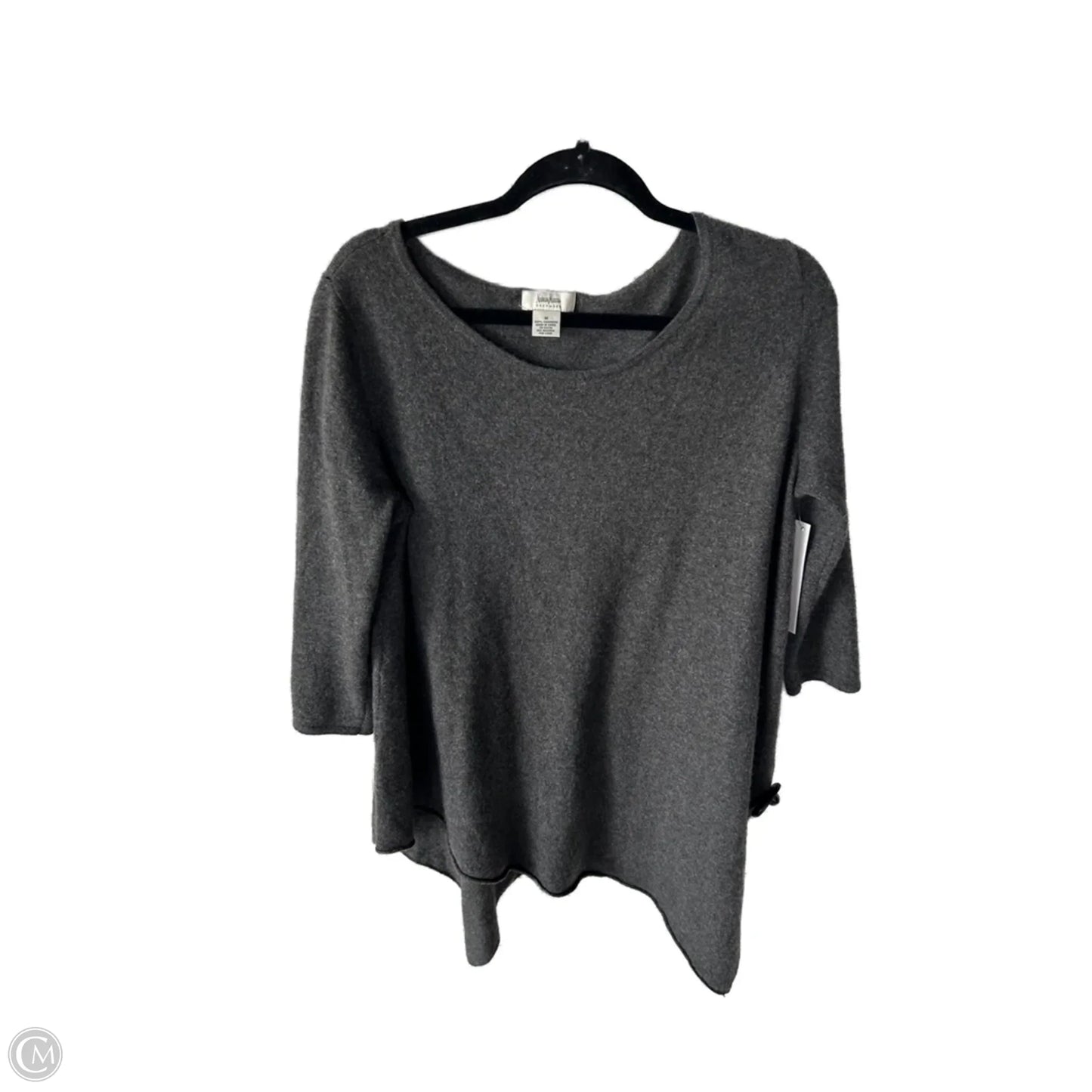 Sweater Designer By Neiman Marcus In Grey, Size: M