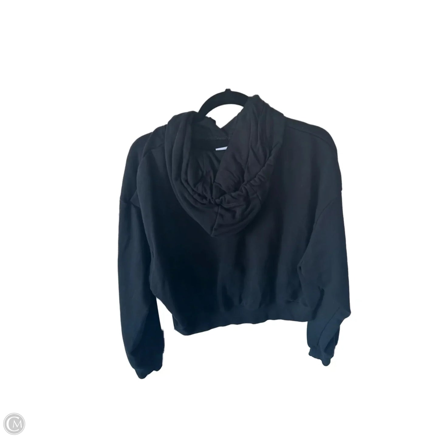 Athletic Sweatshirt Hoodie By Nike In Black, Size: L