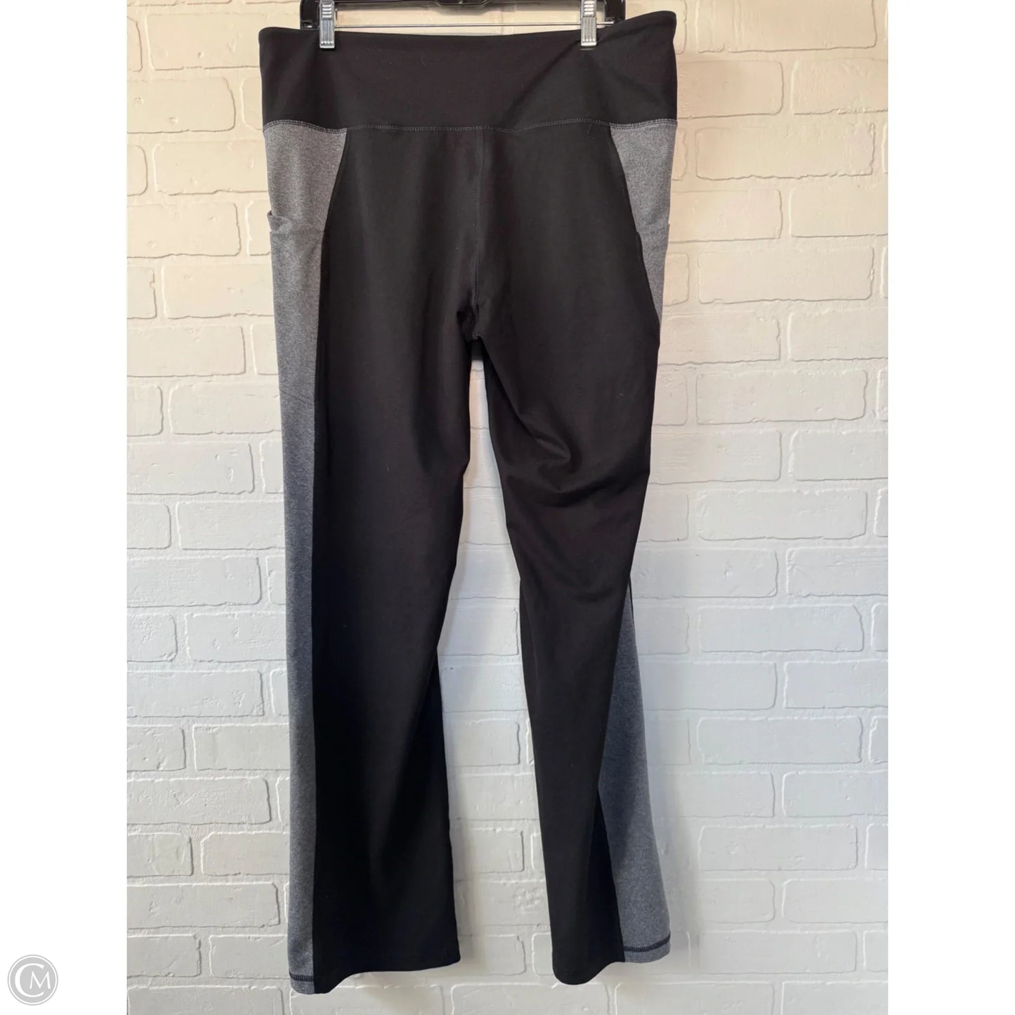 Athletic Pants By Balance Collection In Black & Grey, Size: 16