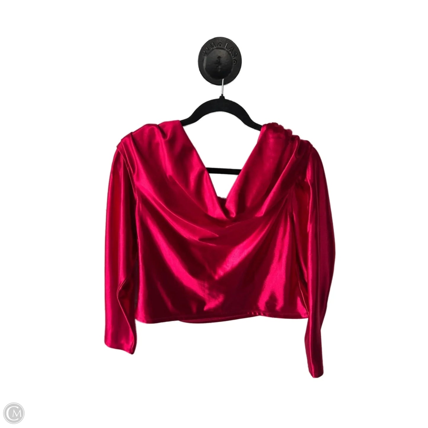 Top Long Sleeve By Express In Red, Size: L