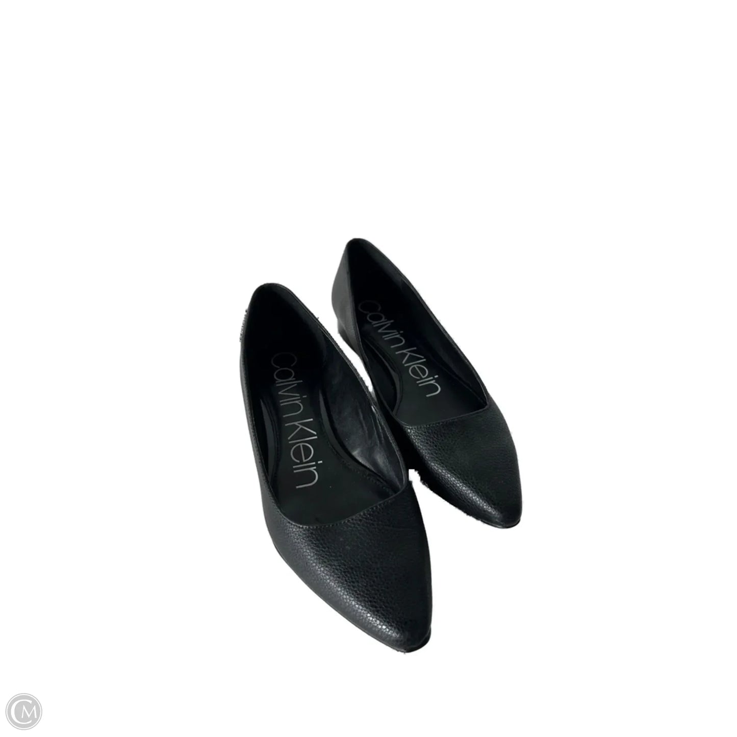 Shoes Flats By Calvin Klein In Black, Size: 6.5