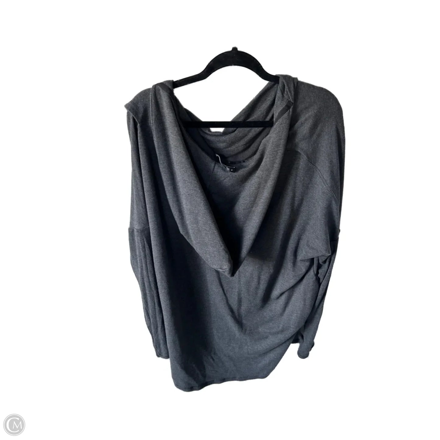 Athletic Sweatshirt Hoodie By Athleta In Grey, Size: L