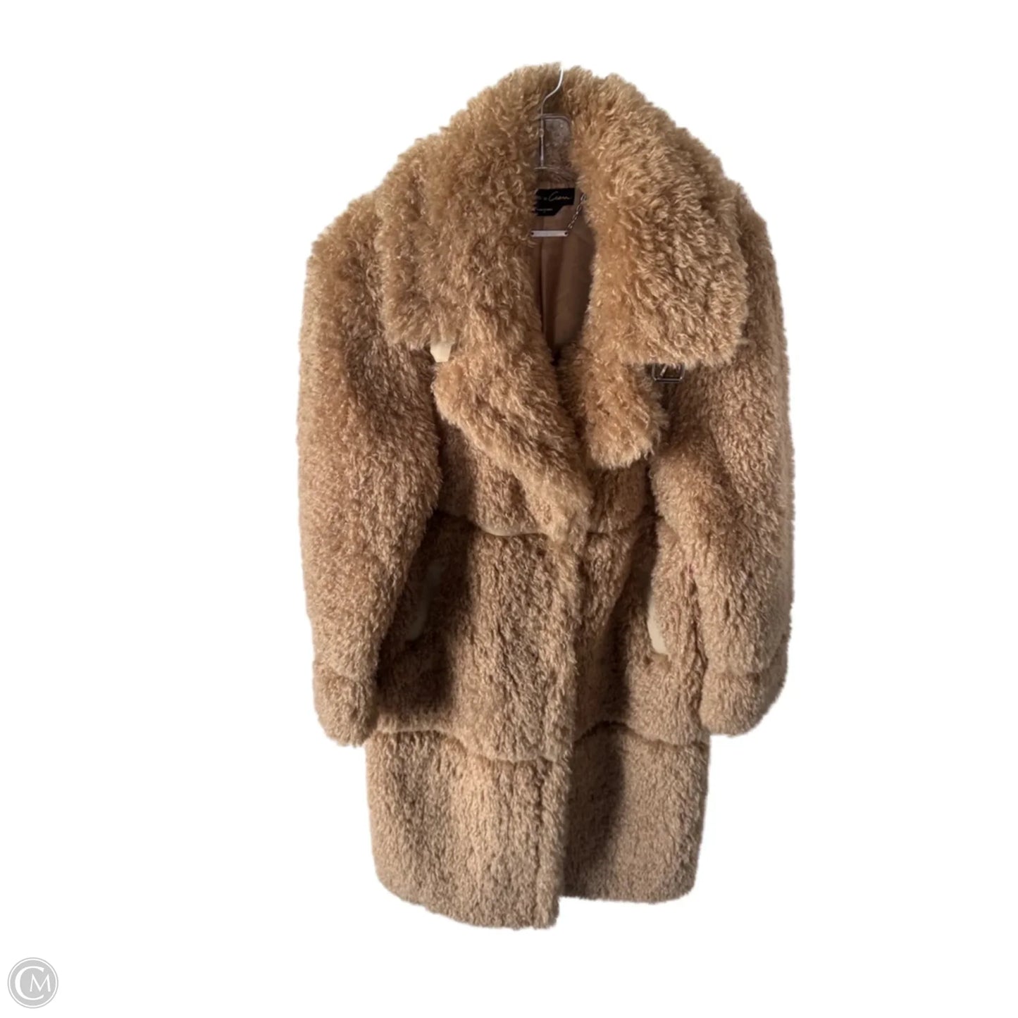 Coat Peacoat By Bebe In Tan, Size: L