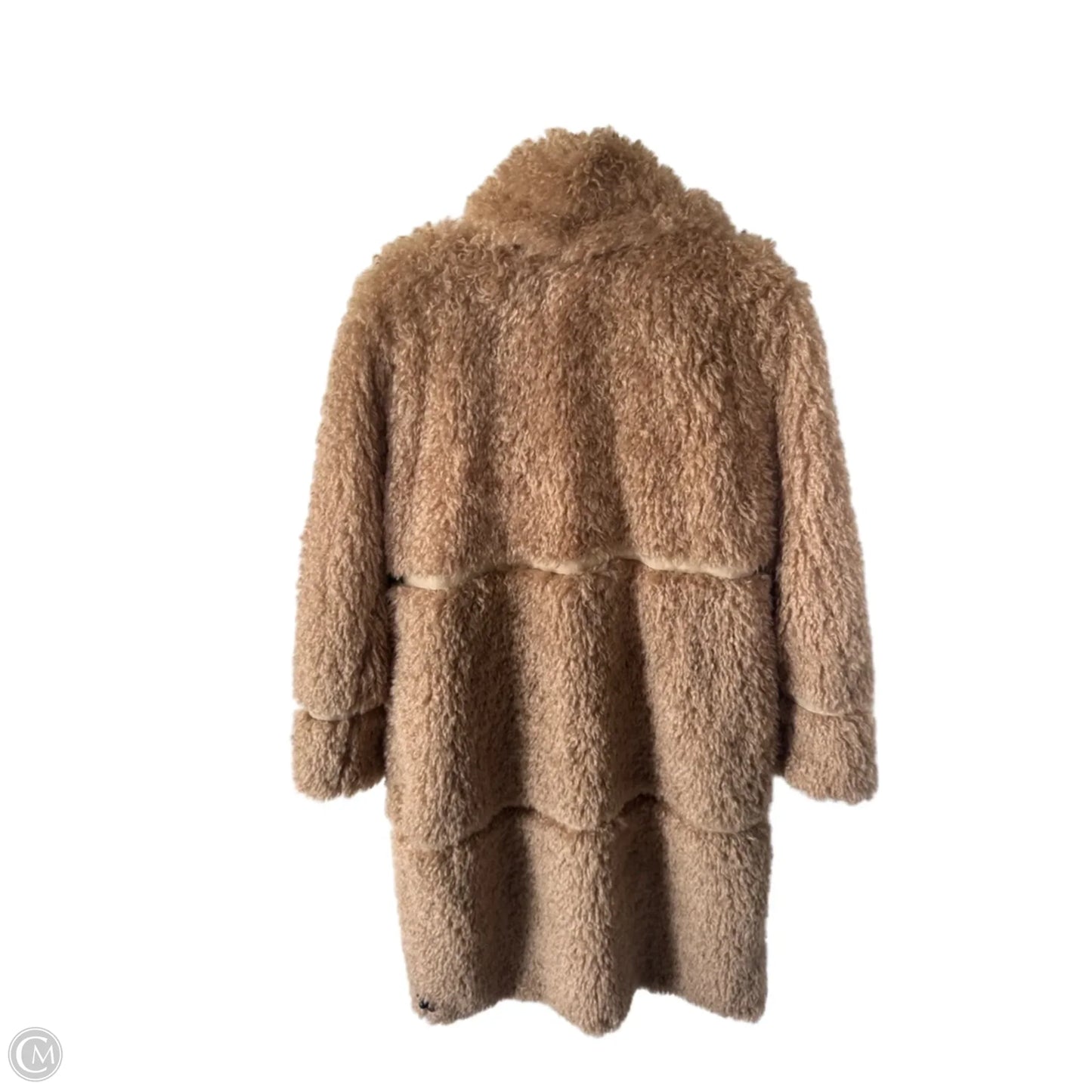 Coat Peacoat By Bebe In Tan, Size: L