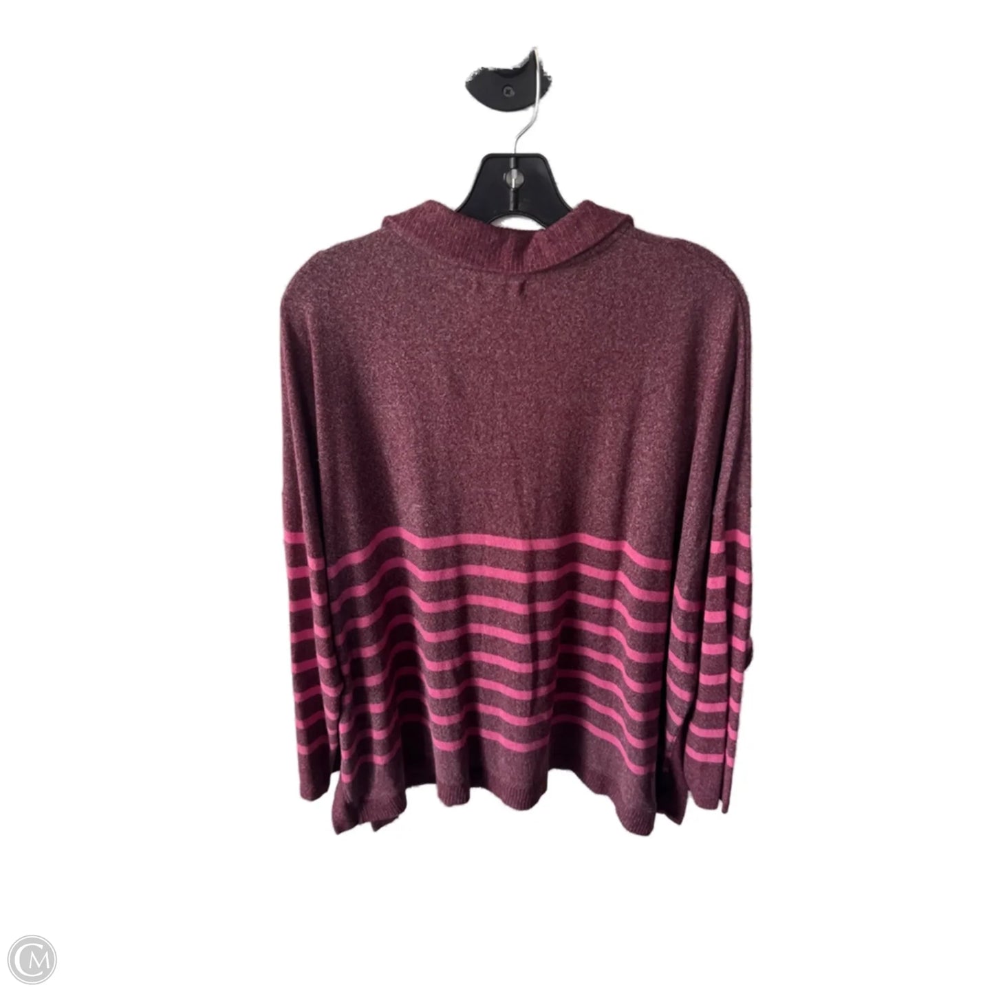 Top Long Sleeve By Maurices In Pink, Size: Xl