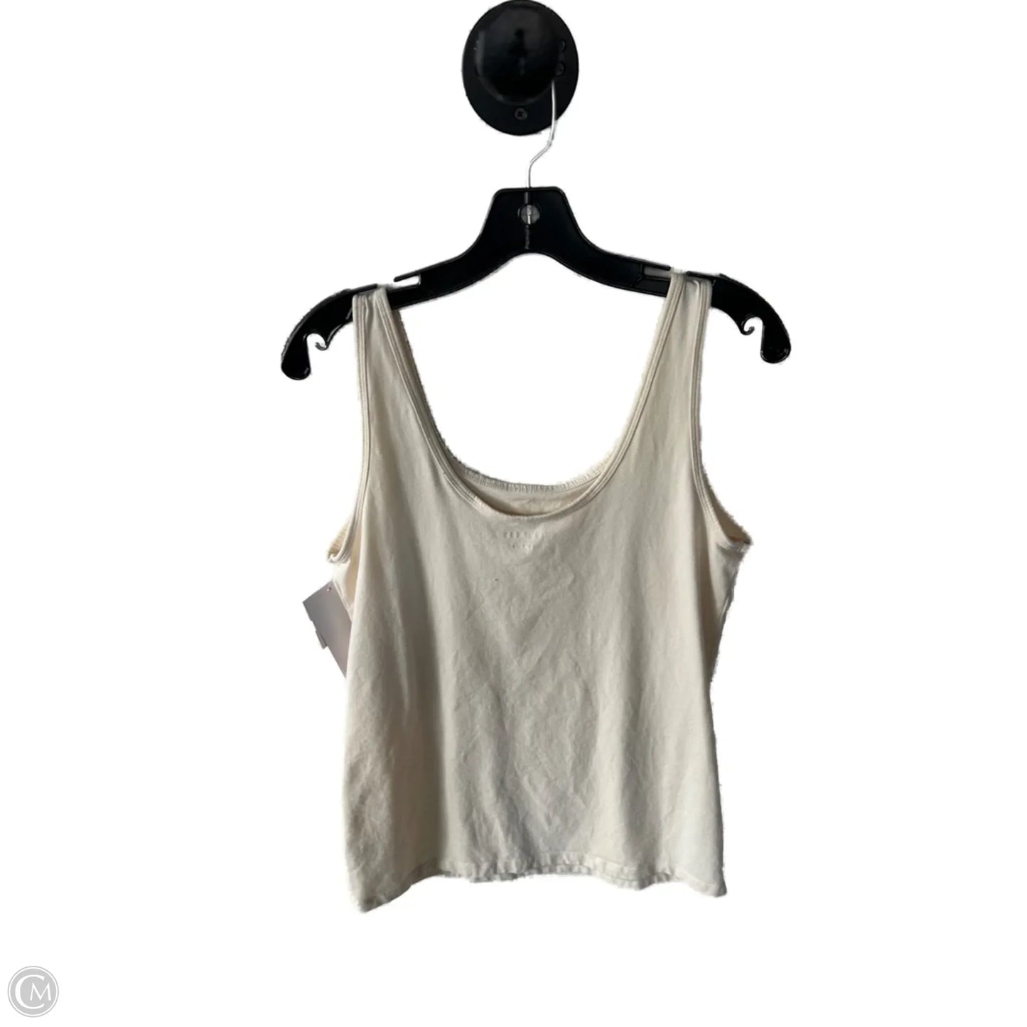 Top Sleeveless Basic By Maurices In Cream, Size: L