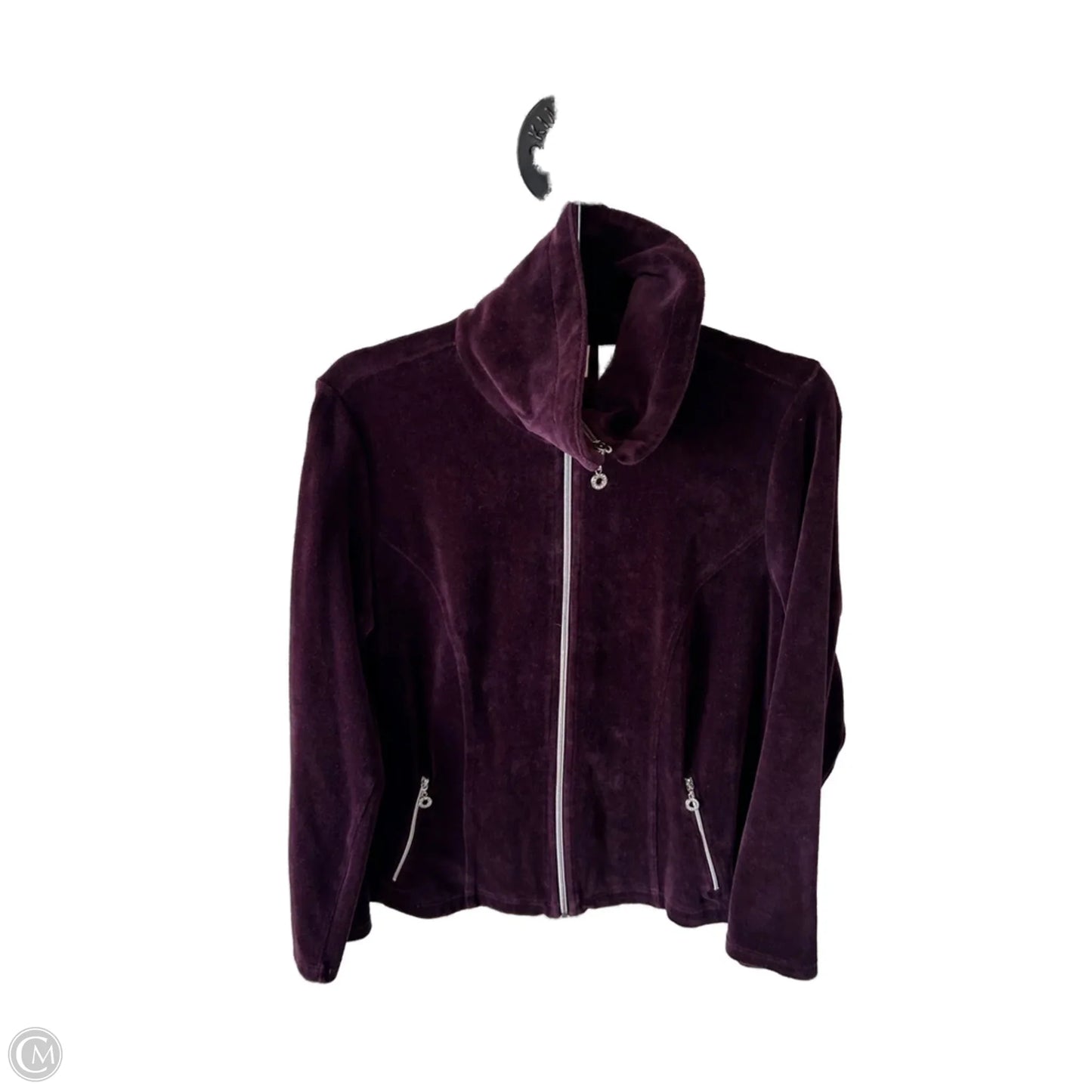 Sweatshirt Collar By Chicos In Purple, Size: M