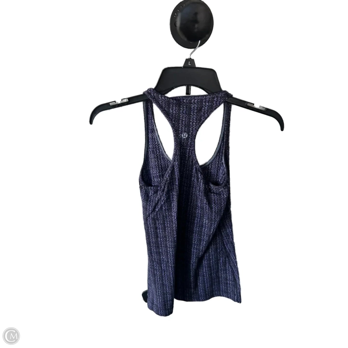 Athletic Tank Top By Lululemon In Black & Purple, Size: S