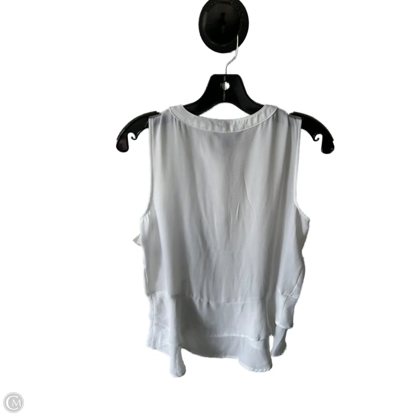 Top Sleeveless By Simply Vera In White, Size: Xs