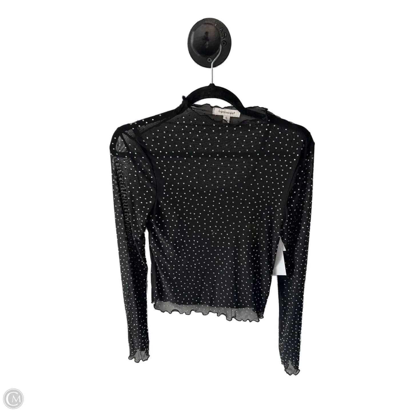 Top Long Sleeve By Francesca's In Black, Size: S