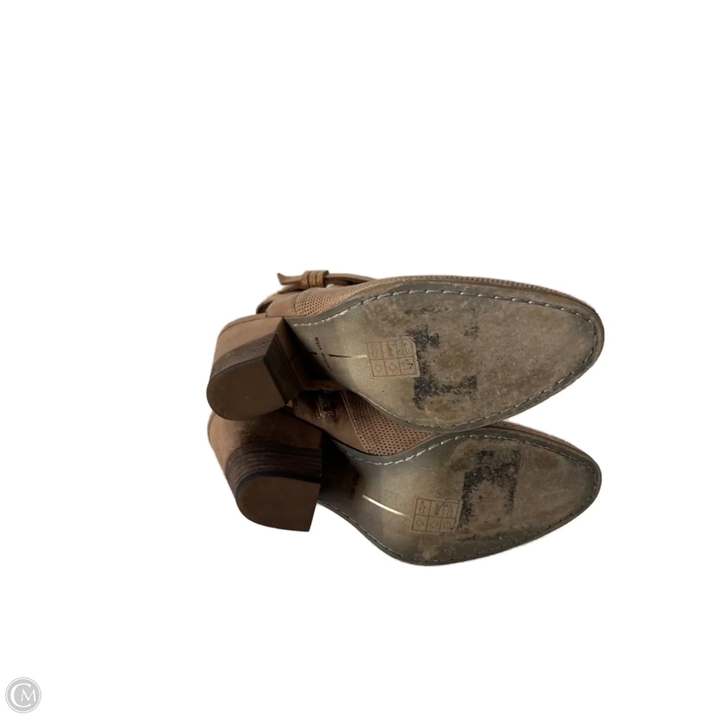 Boots Ankle Heels By Dolce Vita In Brown, Size: 8.5