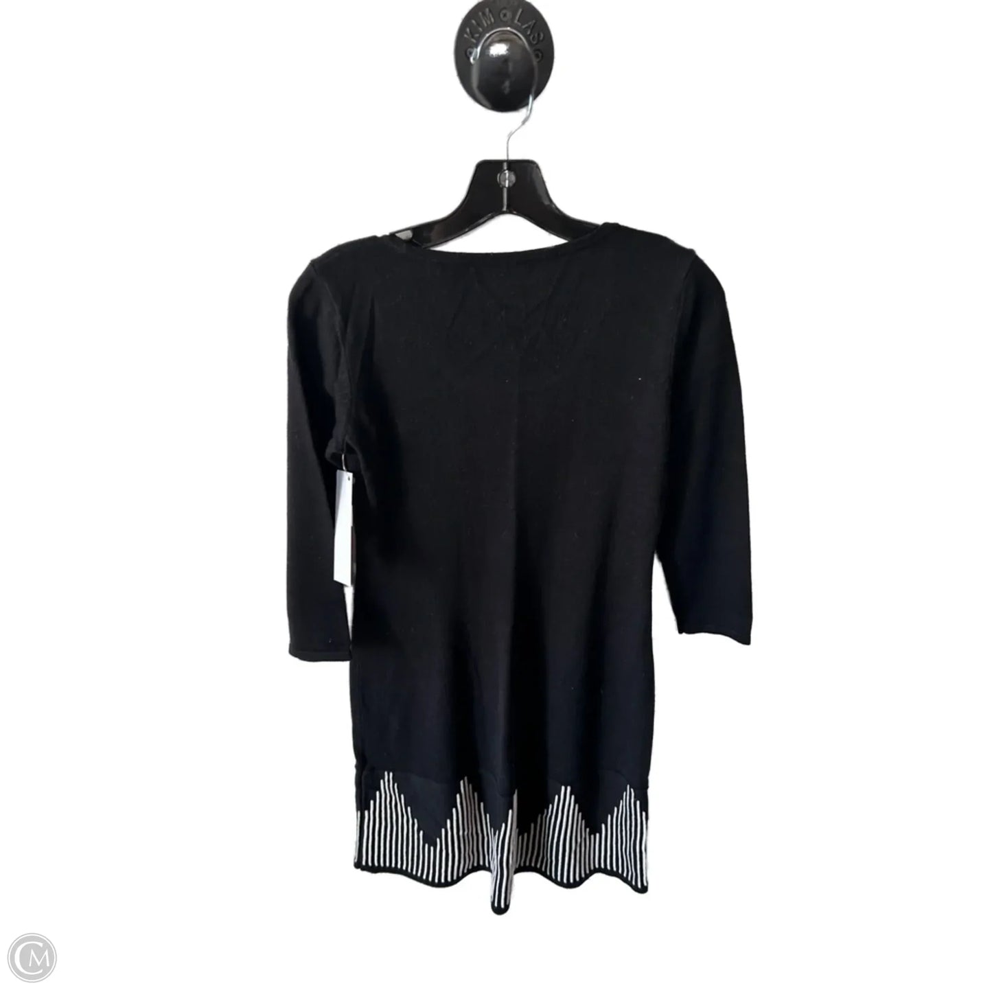 Dress Sweater By Nine West In Black & White, Size: Xs