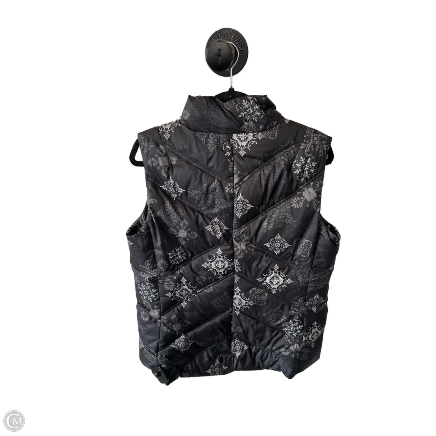 Vest Puffer & Quilted By Eddie Bauer In Grey, Size: L