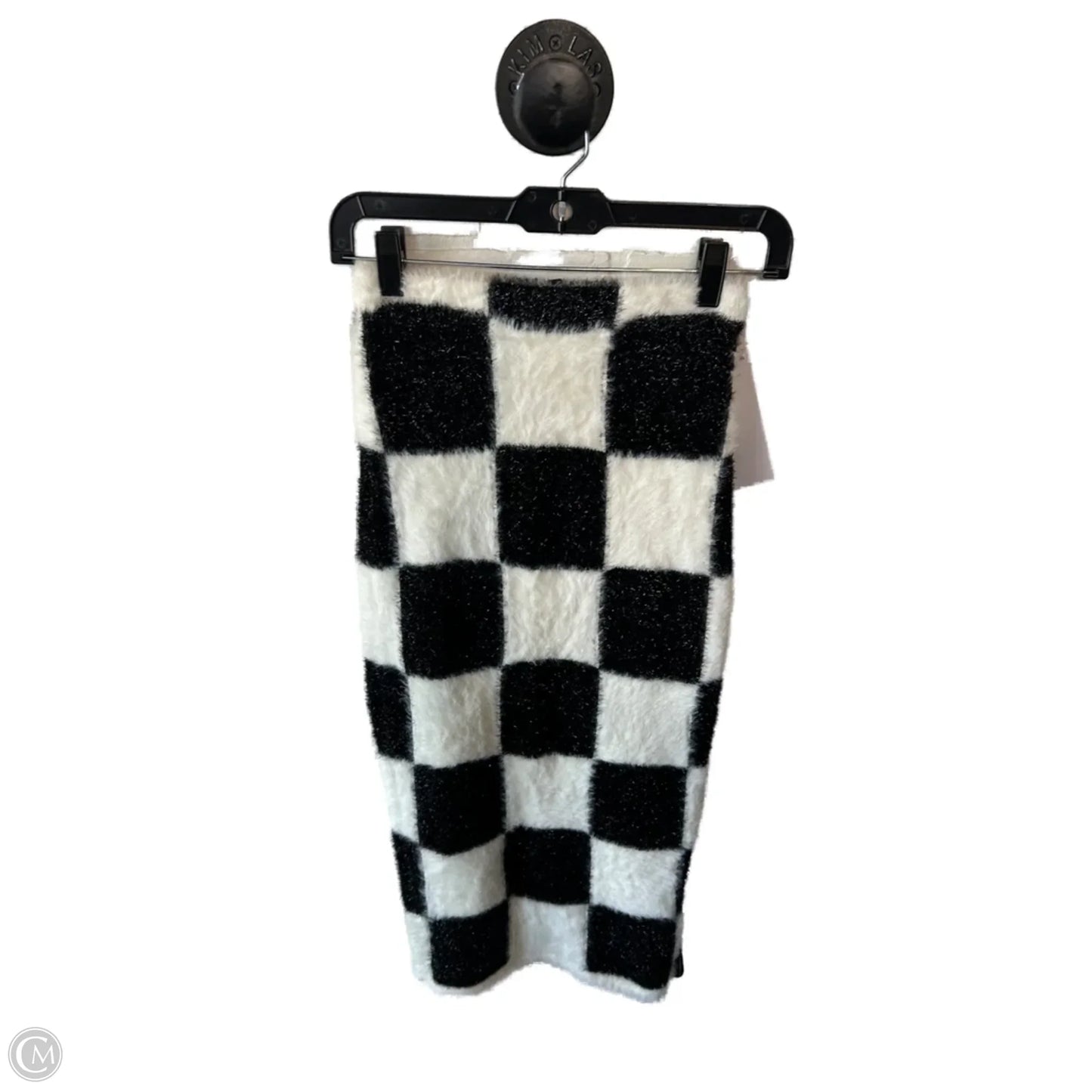 Skirt Midi By Bcbgmaxazria In Black & White, Size: 0