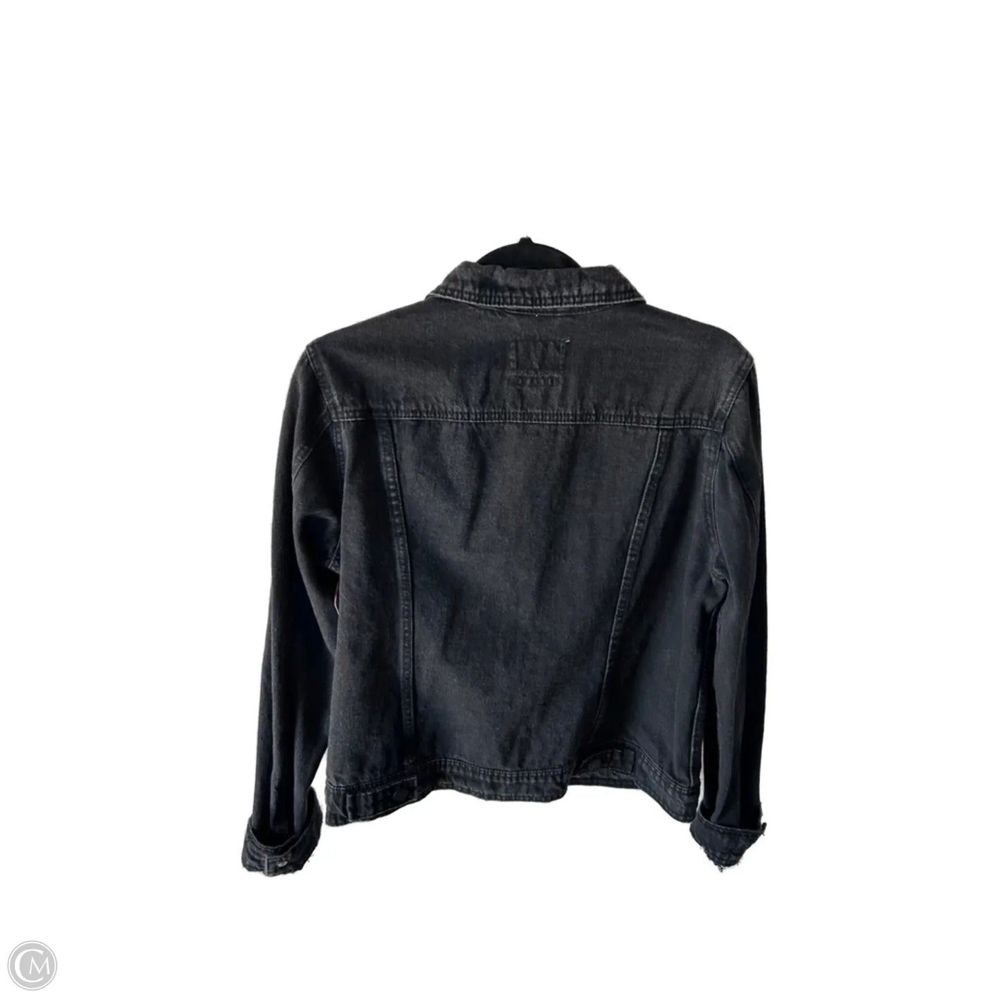 Jacket Denim By Universal Thread In Black Denim, Size: L