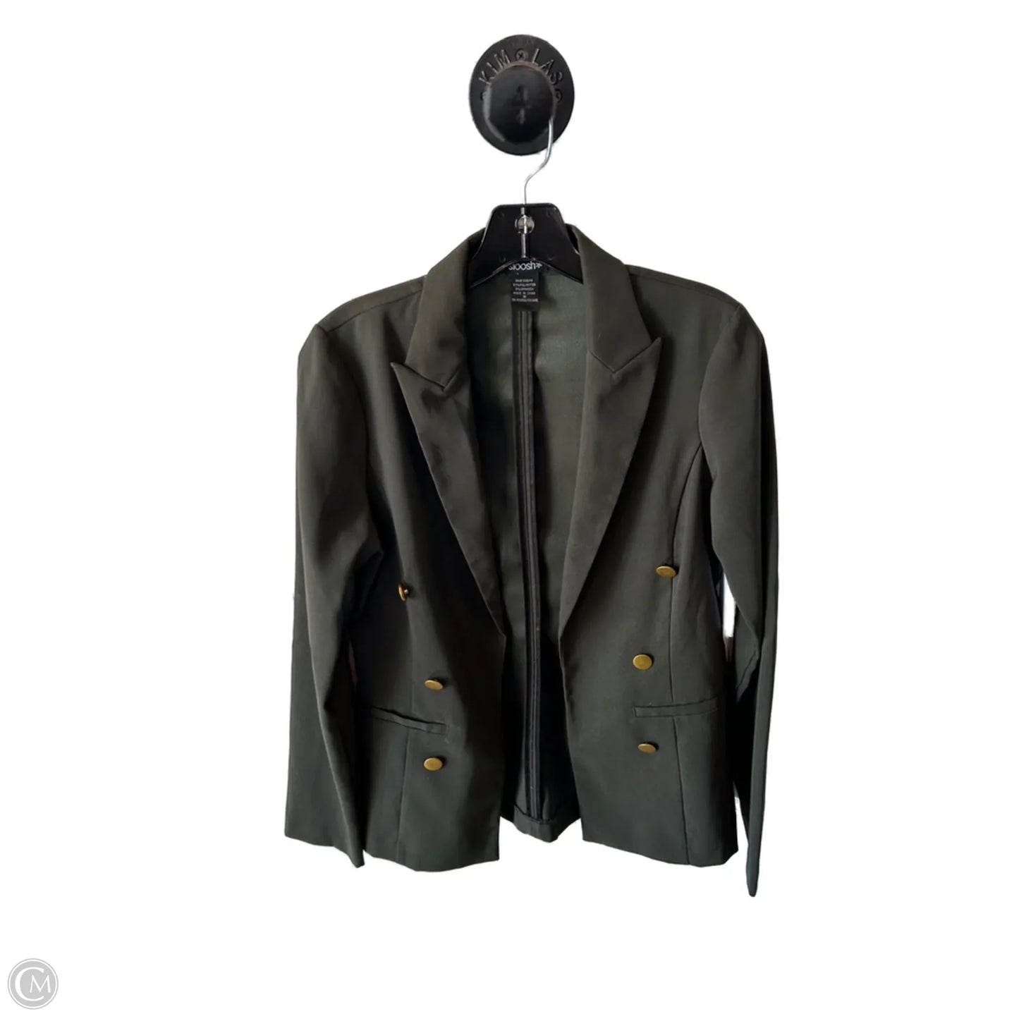 Blazer By Clothes Mentor In Green, Size: M