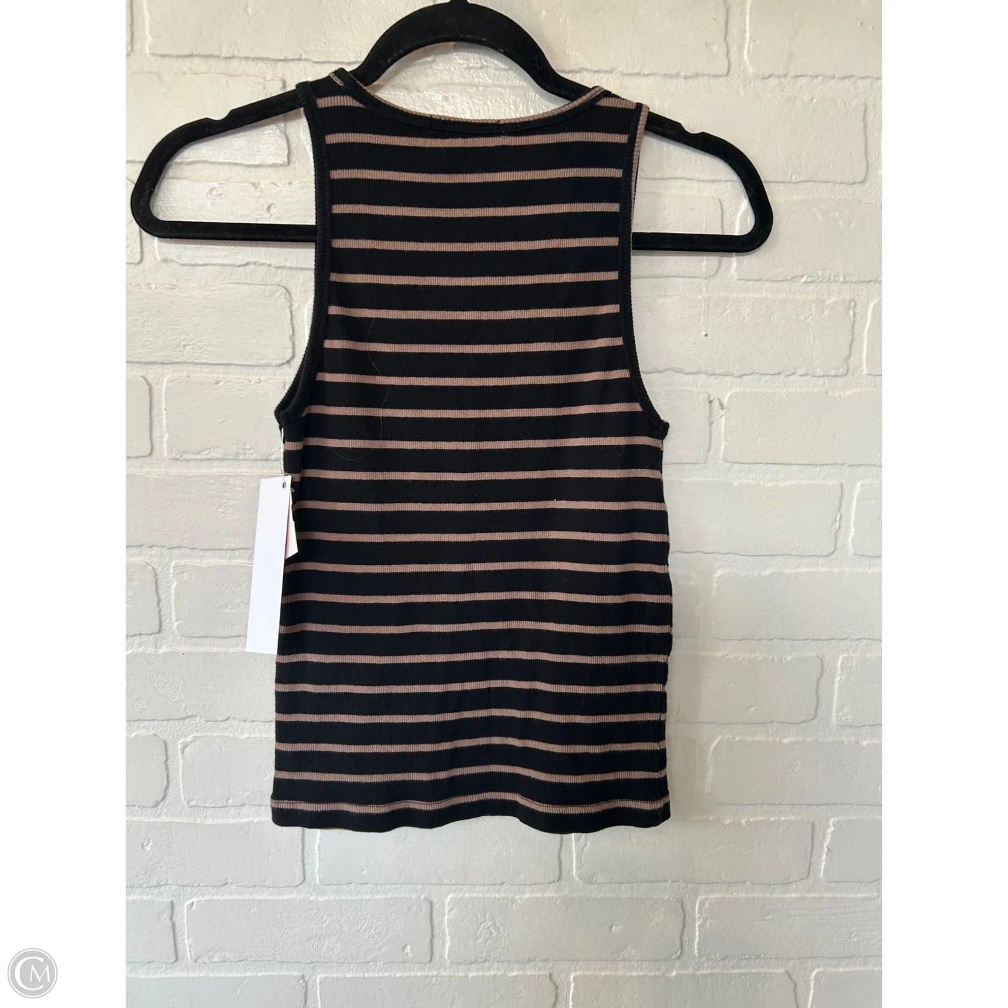 Top Sleeveless Basic By Brixton In Black & Brown, Size: Xs