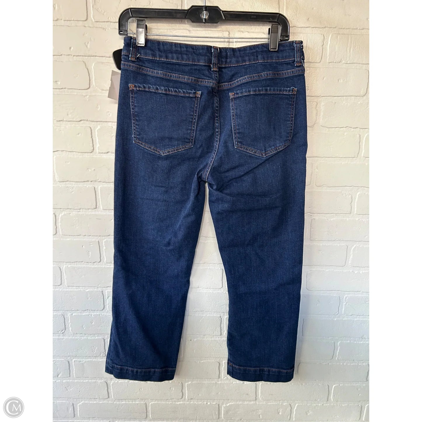 Jeans Cropped By Pilcro In Blue Denim, Size: 6
