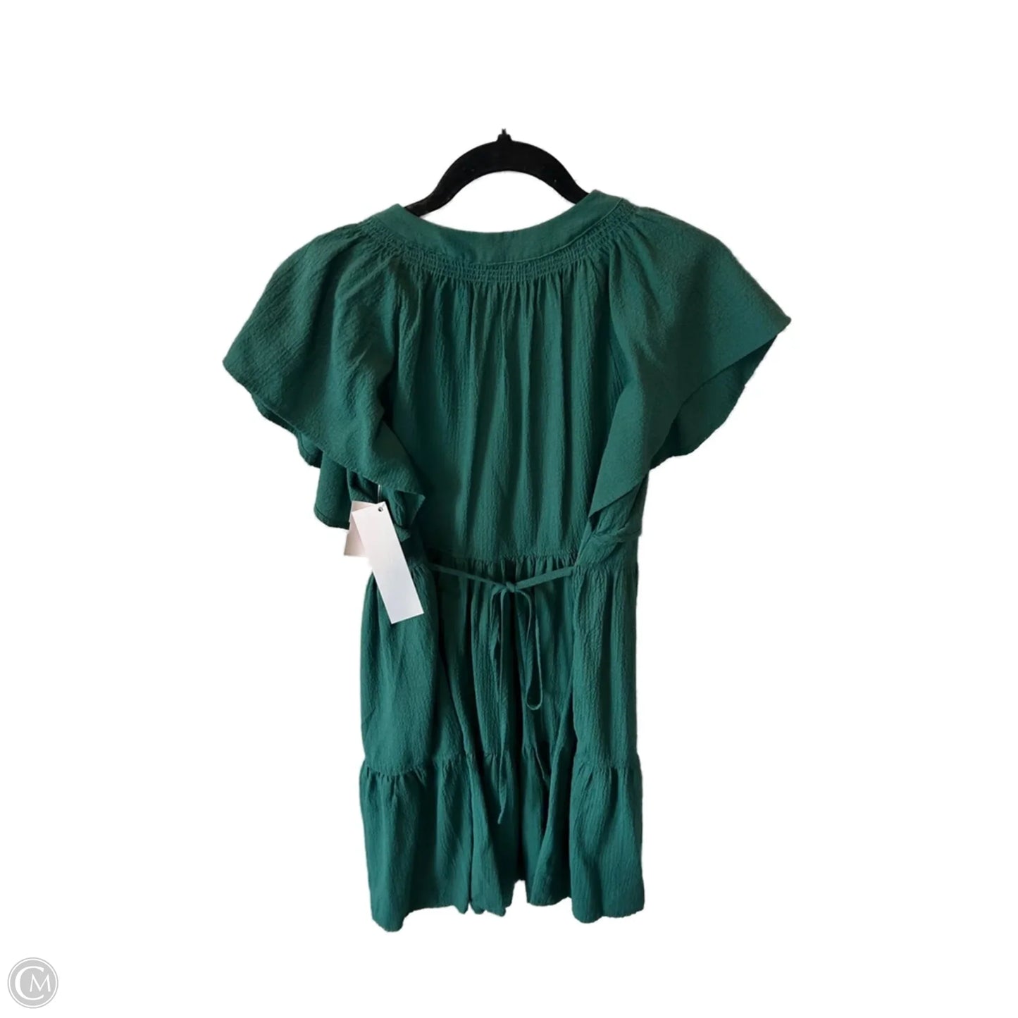 Dress Casual Short By Calvin Klein In Green, Size: M