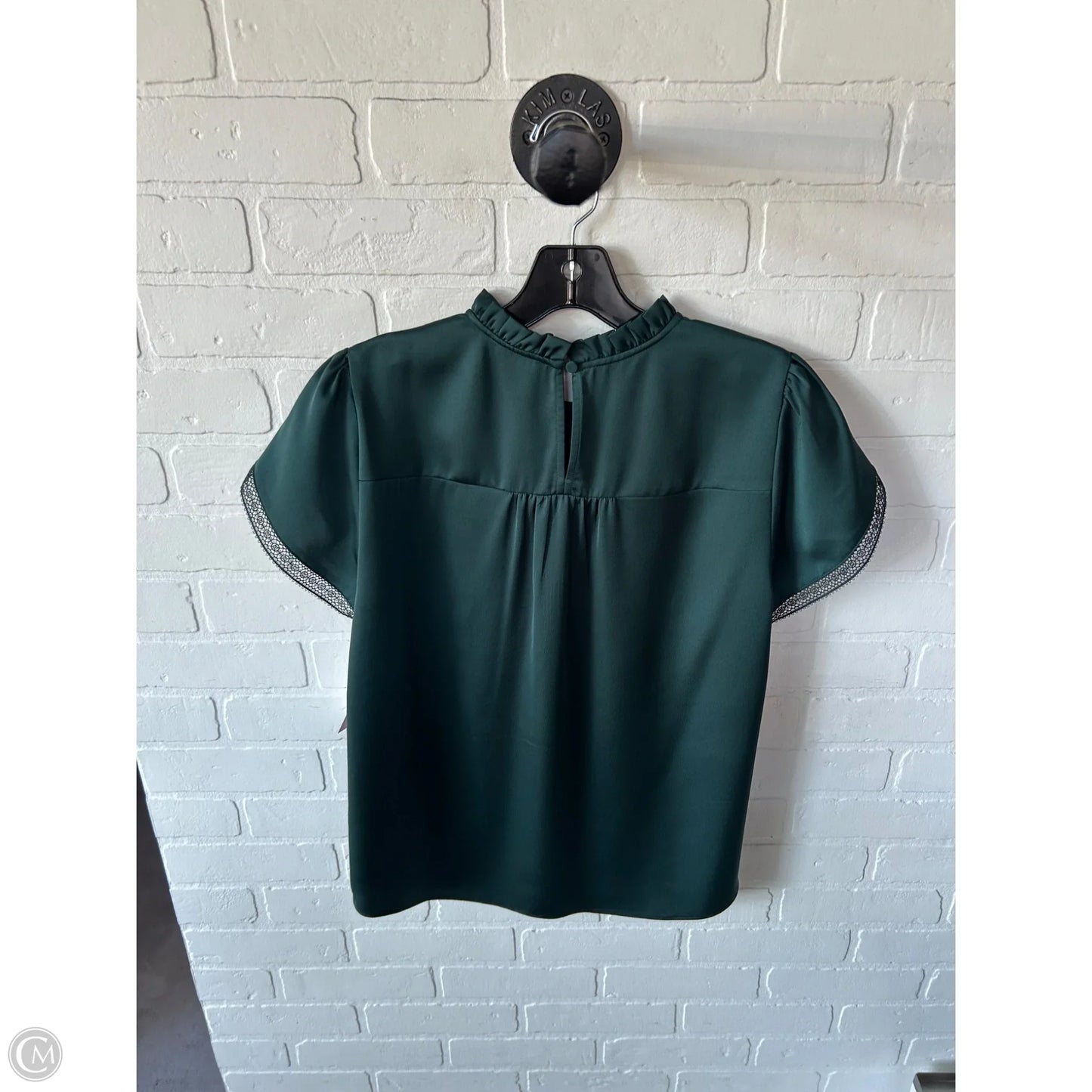 Top Short Sleeve By J. Crew In Green, Size: S