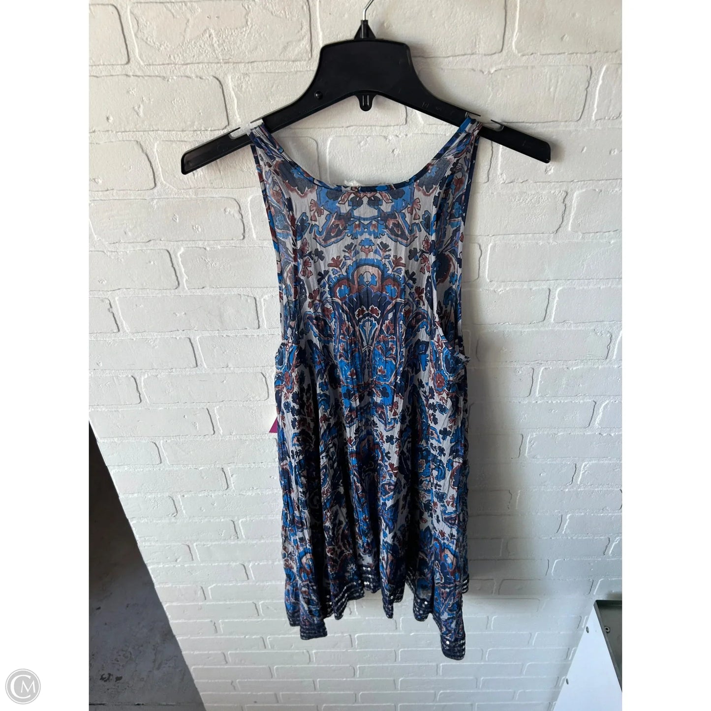 Tunic Sleeveless By Free People In Blue, Size: S
