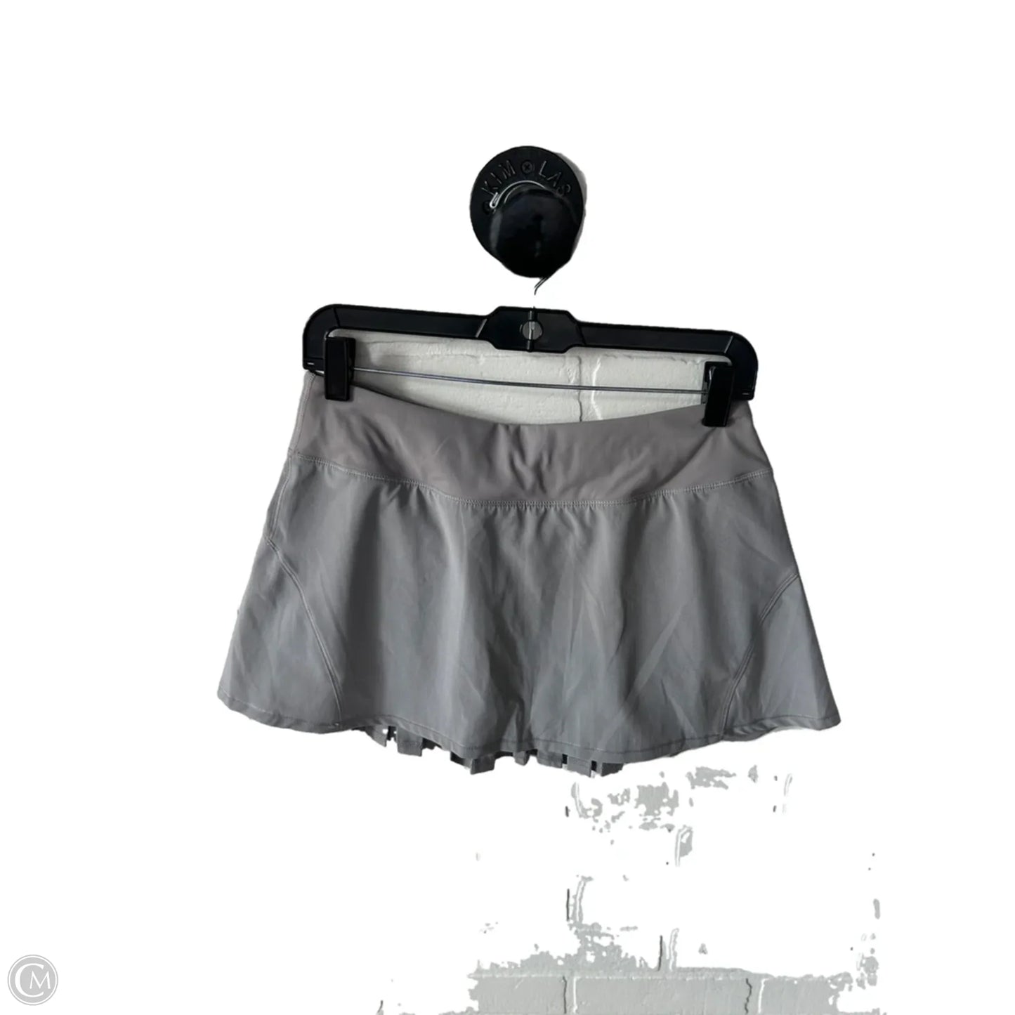 Athletic Skort By Crz Yoga In Grey, Size: 4
