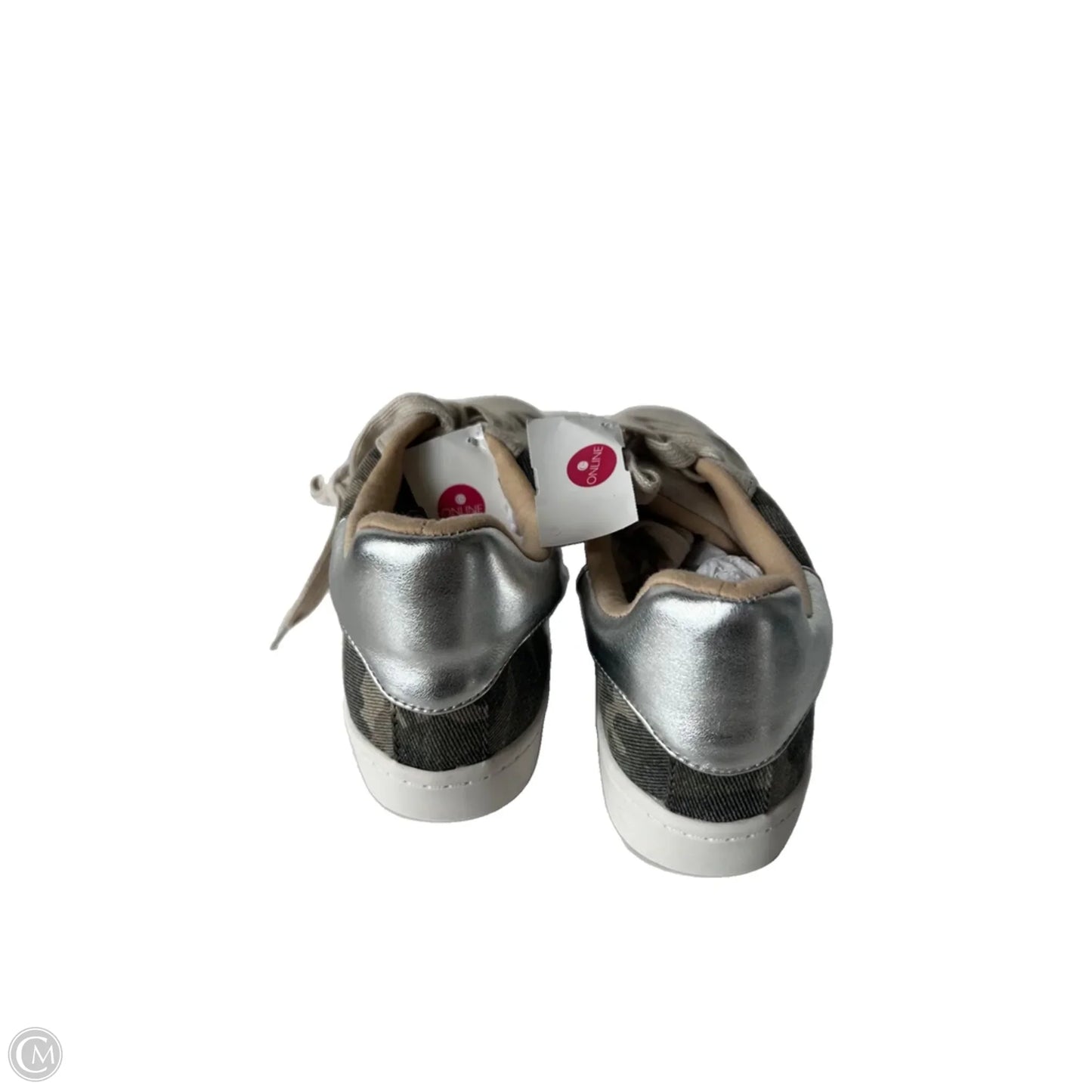 Shoes Sneakers By Soda In Green & Tan, Size: 9