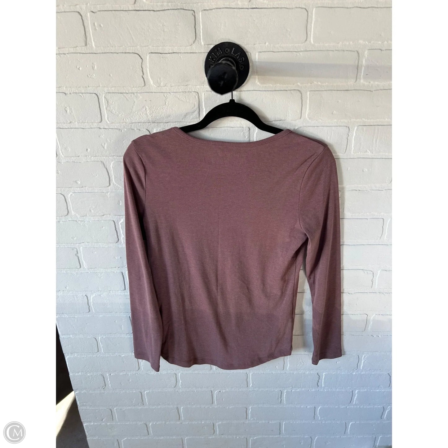 Top Long Sleeve Basic By Eddie Bauer In Pink, Size: Mp