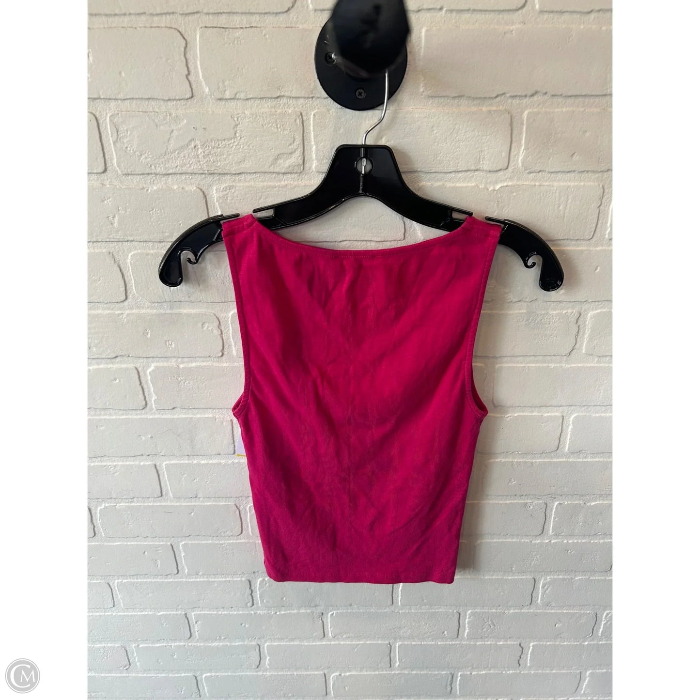 Top Sleeveless Basic By Zara In Pink, Size: M