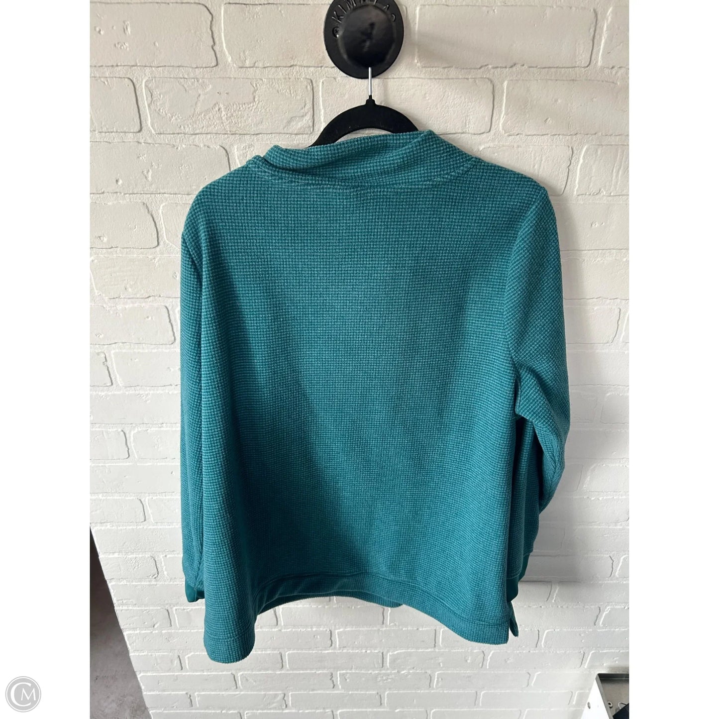 Sweatshirt Crewneck By Denim And Co Qvc In Blue, Size: L