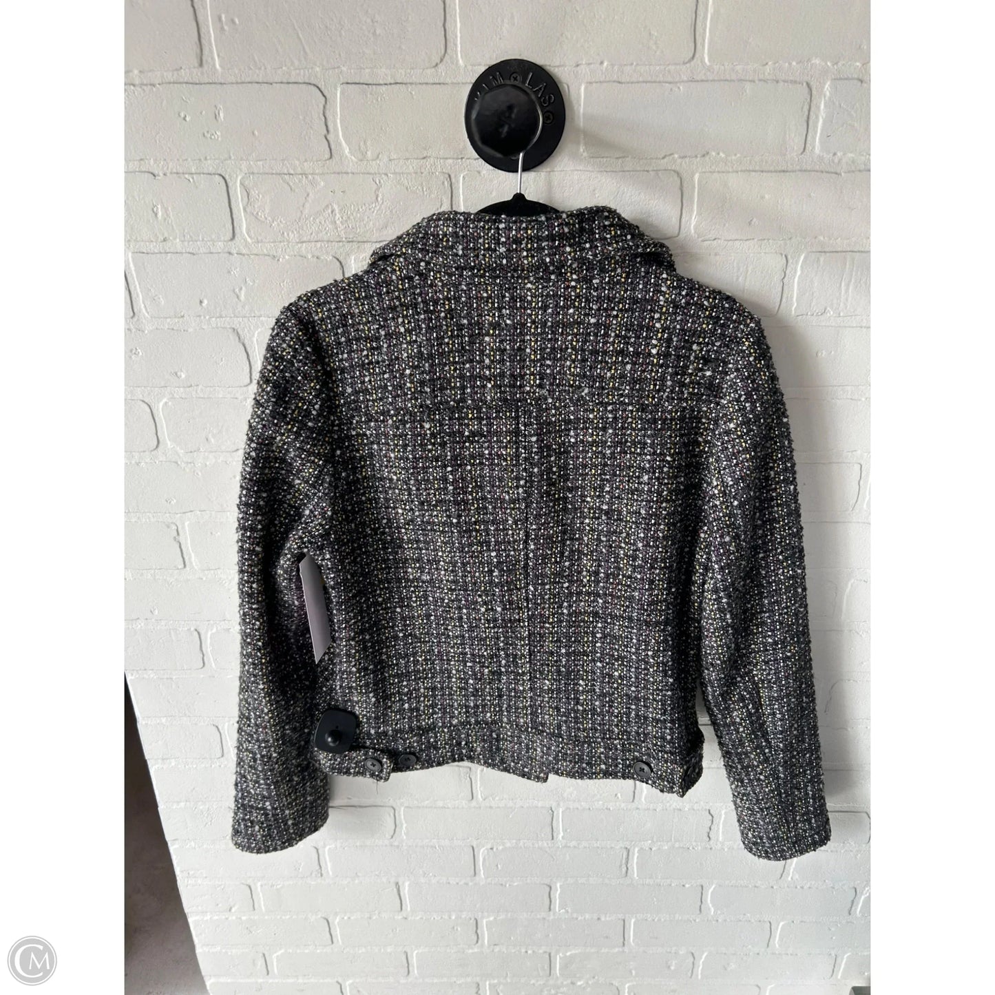 Blazer By Gap In Grey & Purple, Size: M