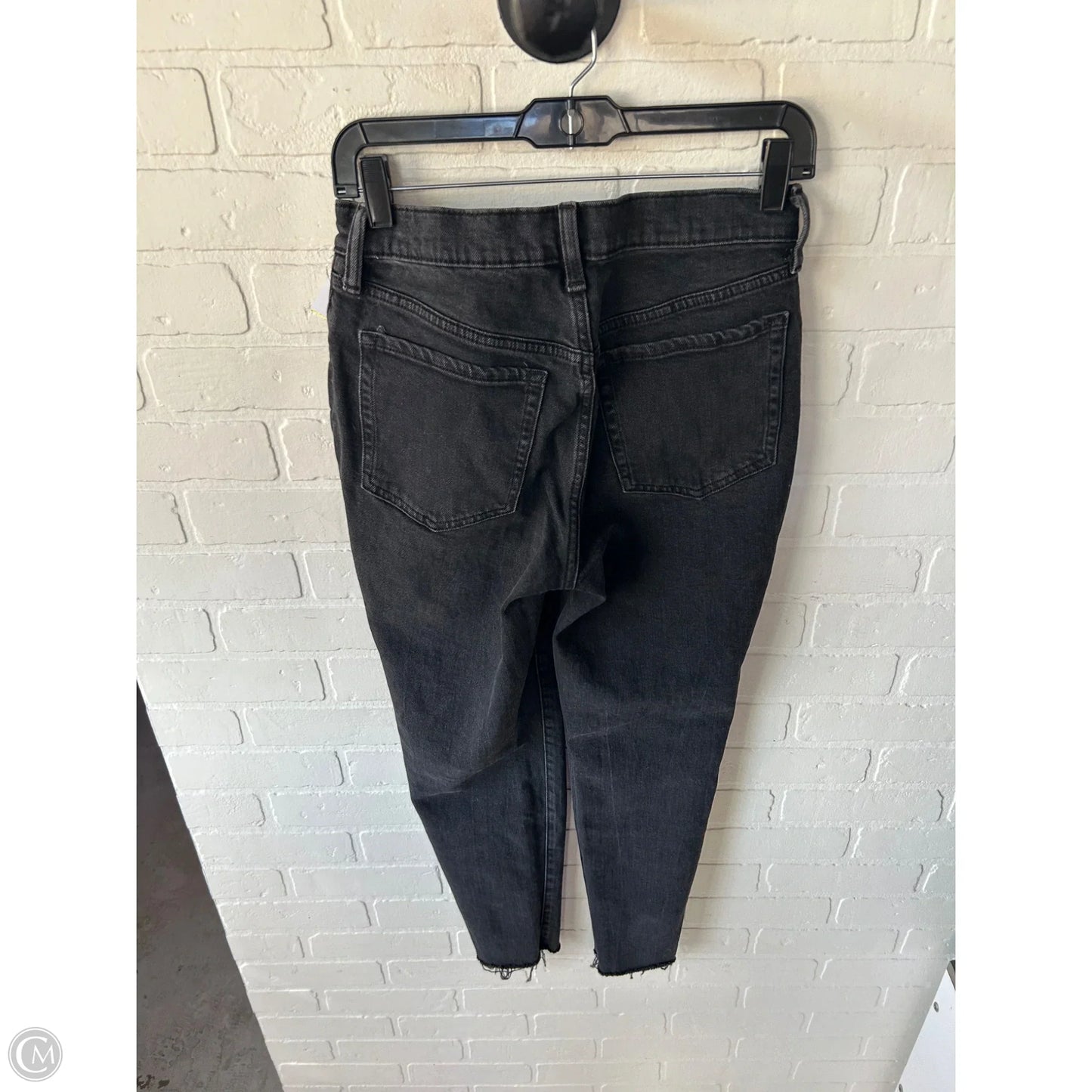 Jeans Straight By Old Navy In Black Denim, Size: 4