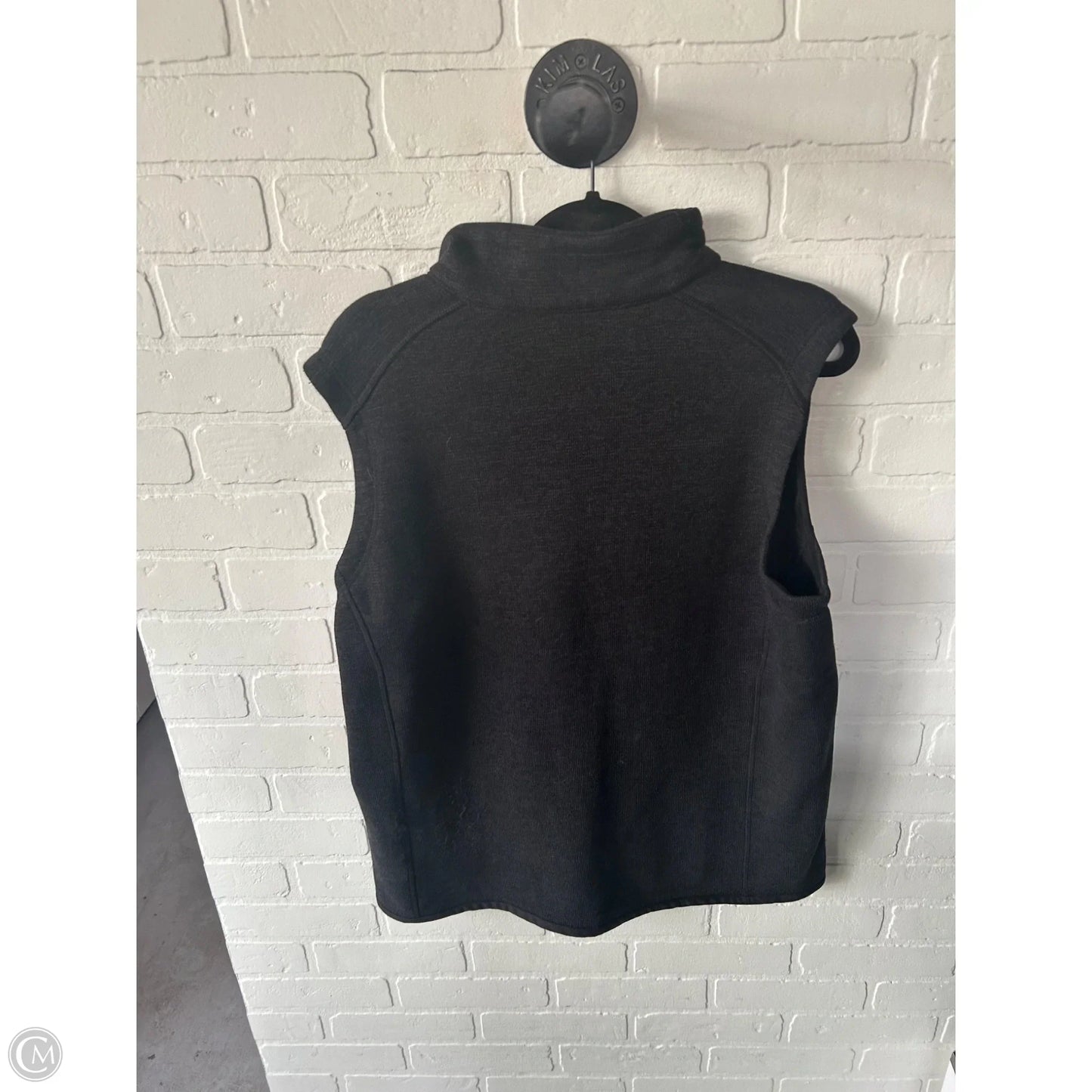 Vest Fleece By Clothes Mentor In Black, Size: Xl