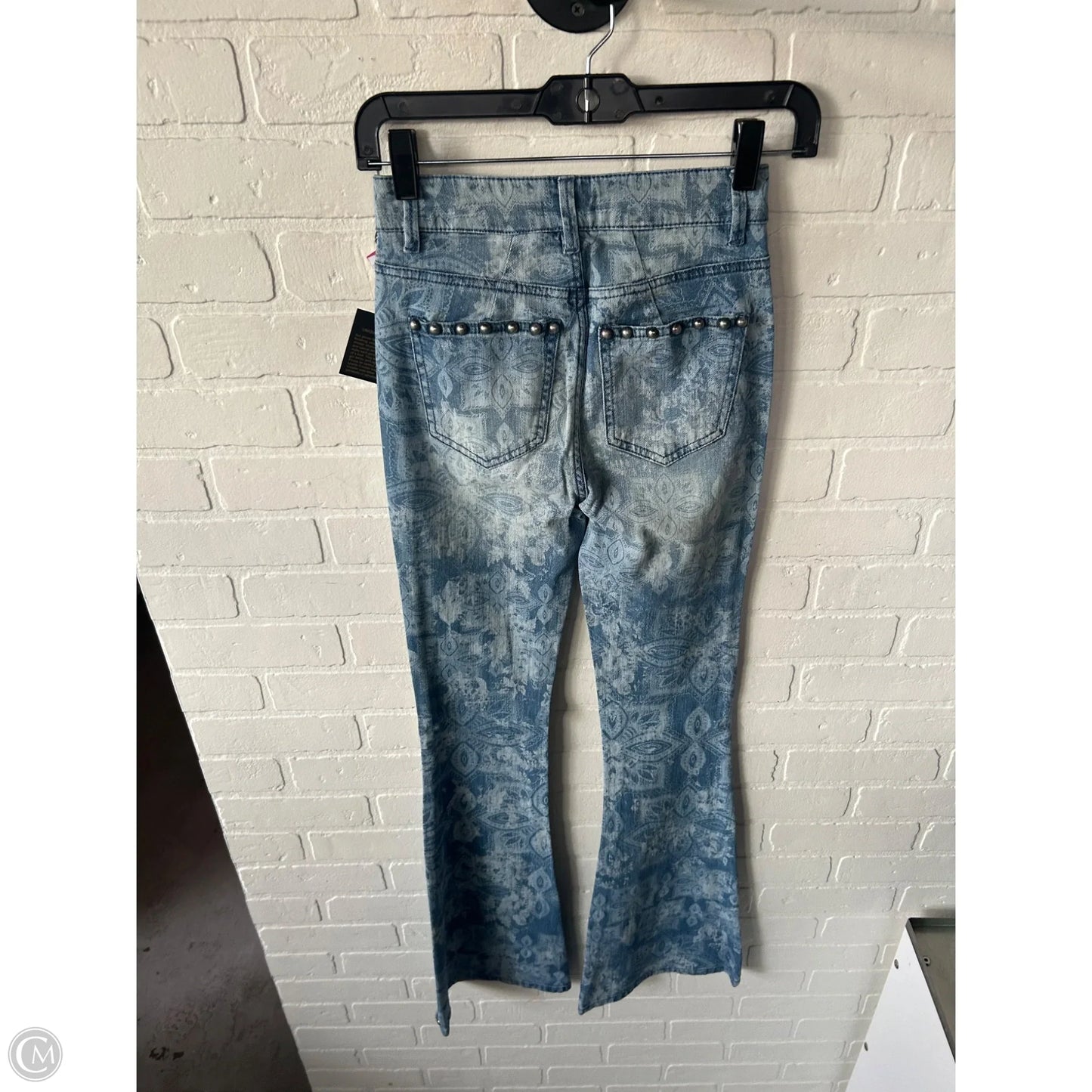 Jeans Flared By Afrm In Blue Denim, Size: 0